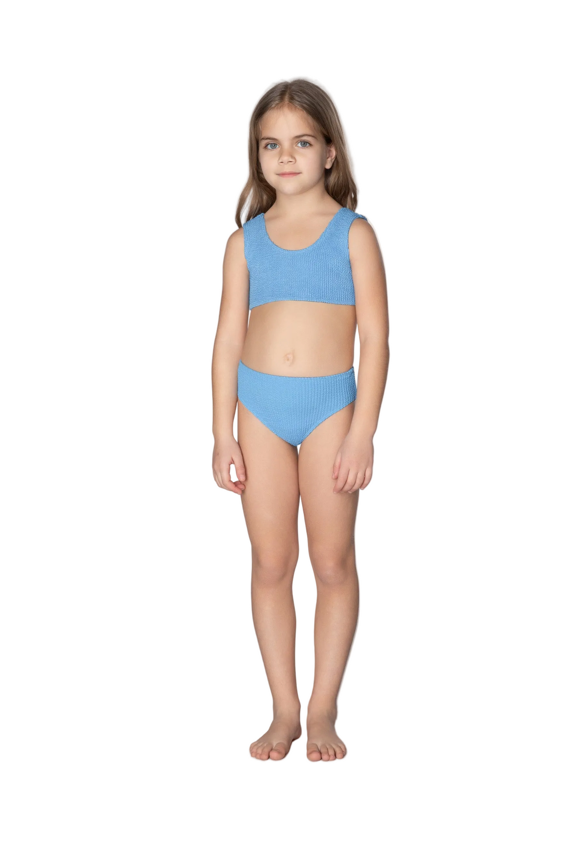 KIDS SWIMWEAR BIKINI ADELE BLUE BUBBLE GUM 2-5y