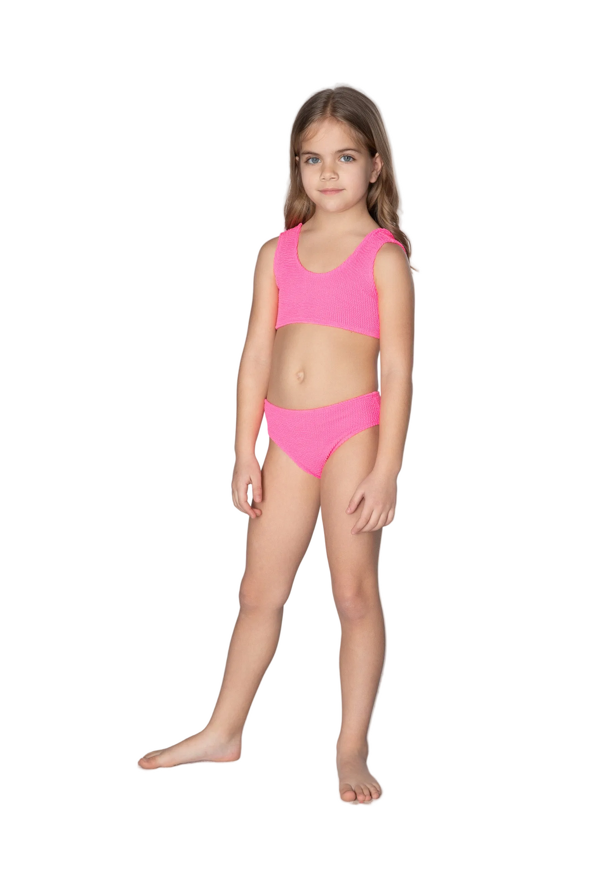 KIDS SWIMWEAR BIKINI ADELE PINK BUBBLE GUM 2-5y