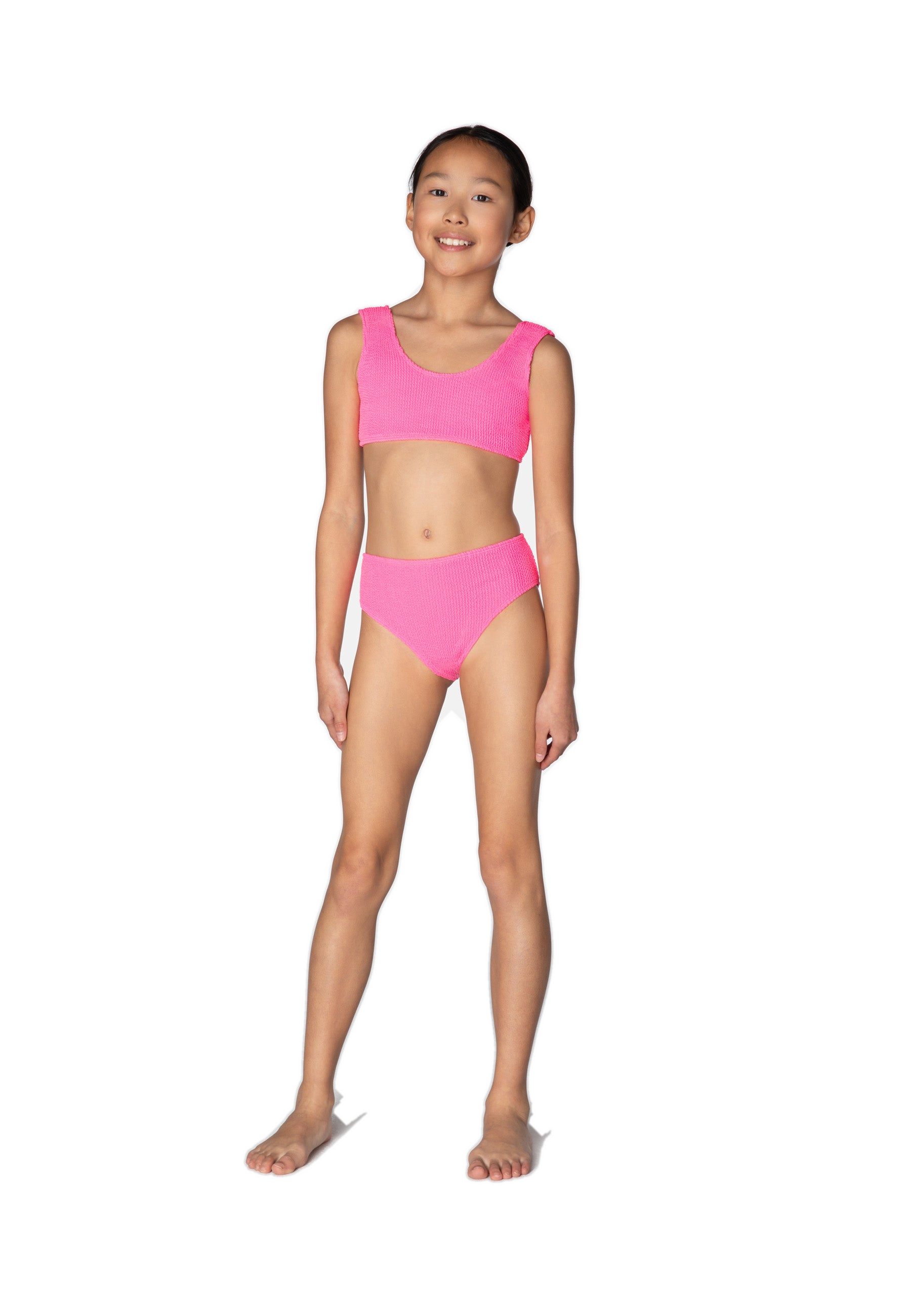 KIDS SWIMWEAR BIKINI ADELE PINK BUBBLE GUM 6-10y