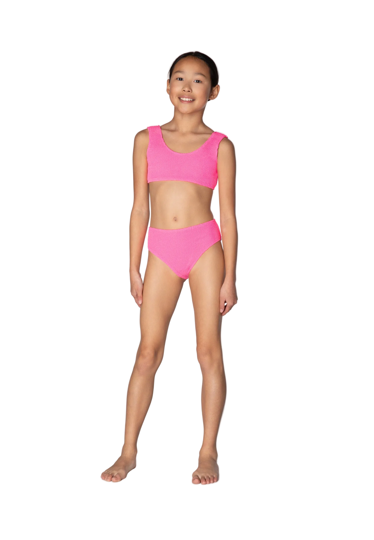 KIDS SWIMWEAR BIKINI ADELE PINK BUBBLE GUM 6-10y