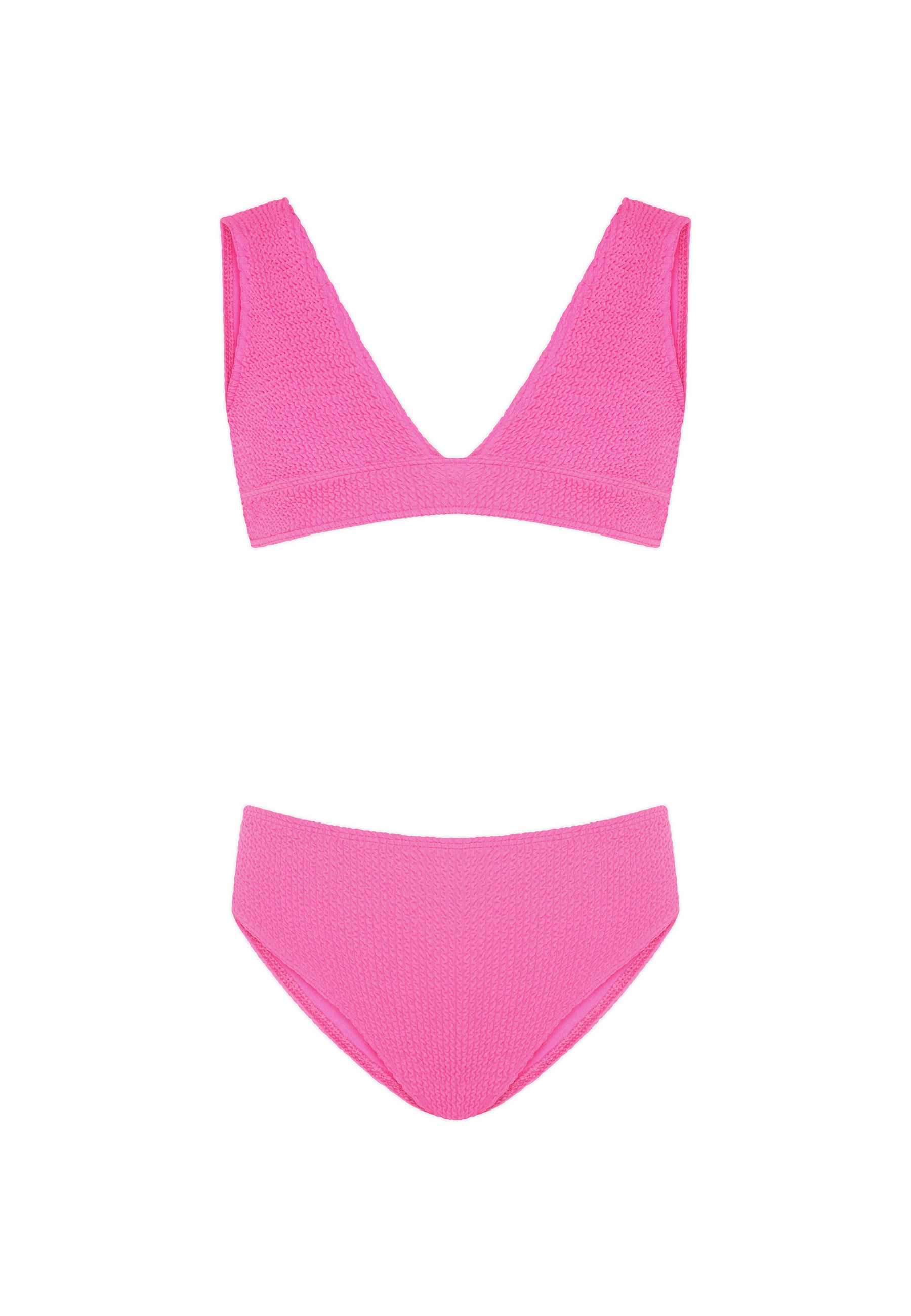 KIDS SWIMWEAR BIKINI AQUA PINK BUBBLE GUM 2-5y