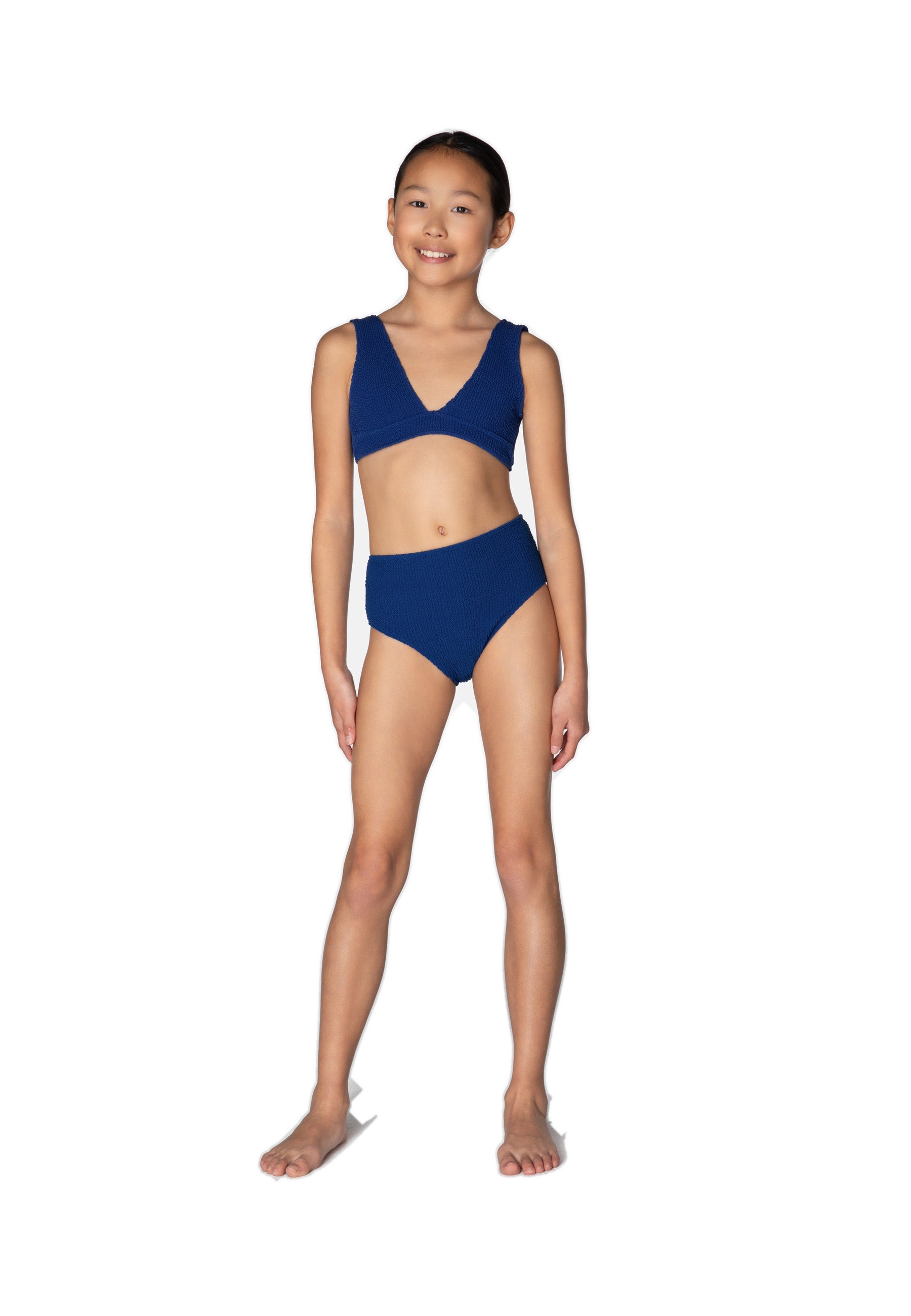 KIDS SWIMWEAR BIKINI AQUA BLUEBERRY 6-10y
