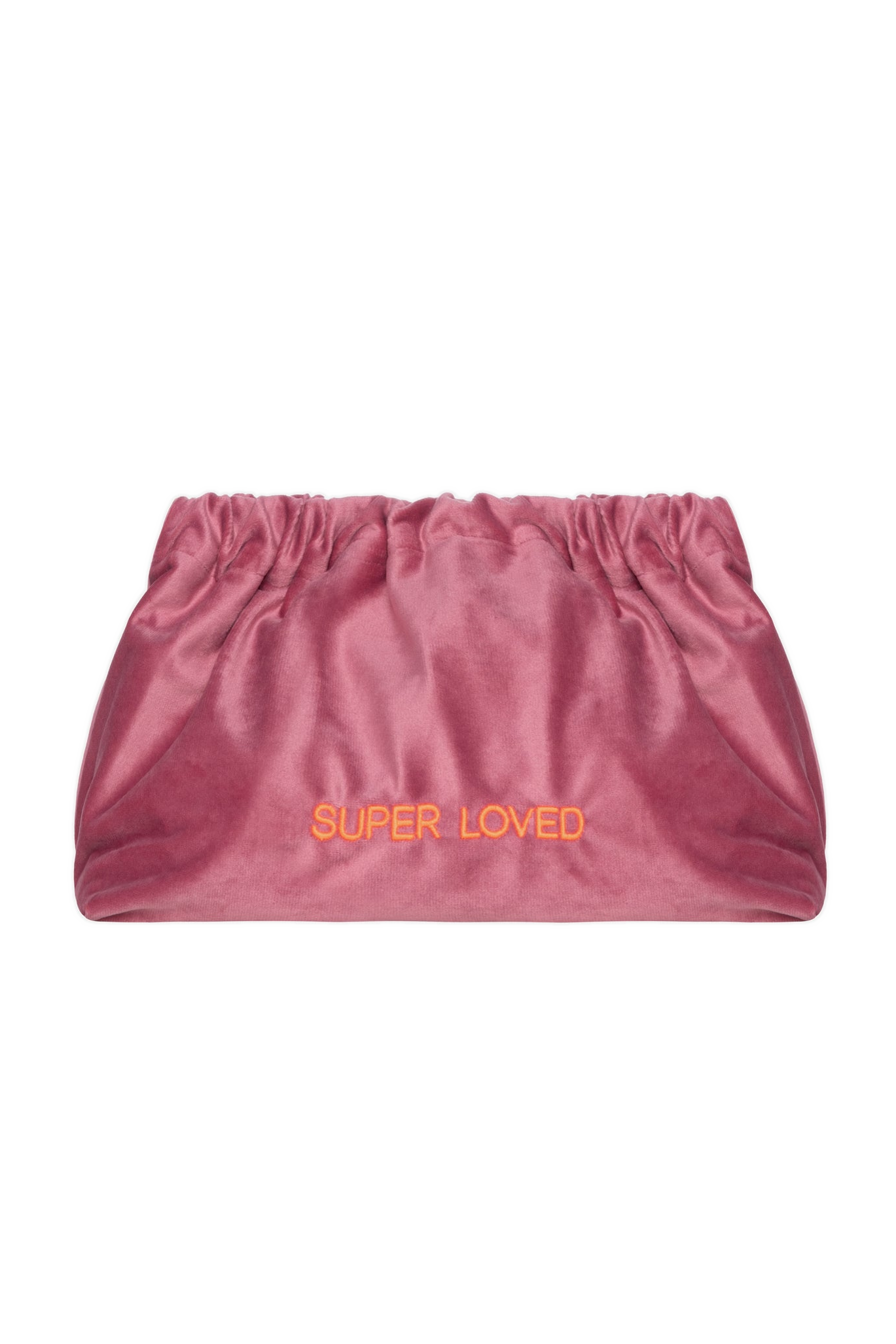 VELVET CLUTCH BAG SUPERLOVED