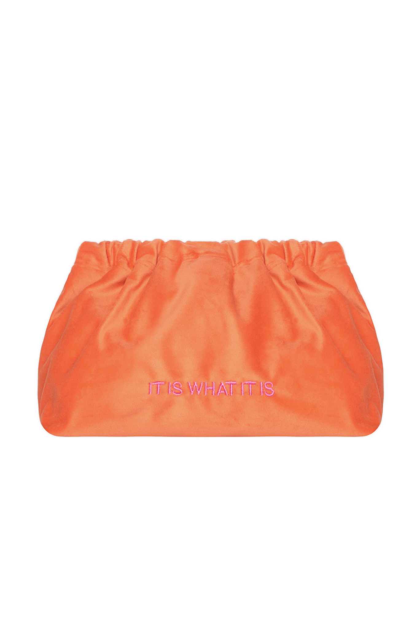 VELVET CLUTCH BAG IT IS WHAT IT IS
