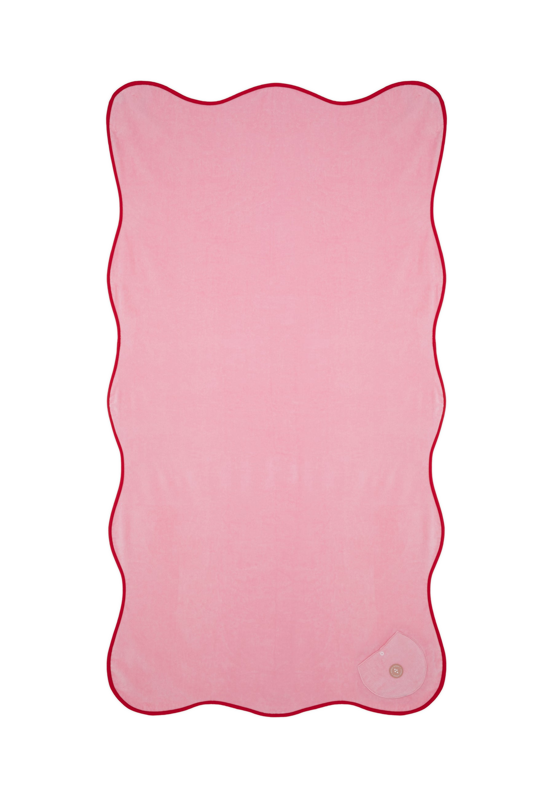 pink cotton towel