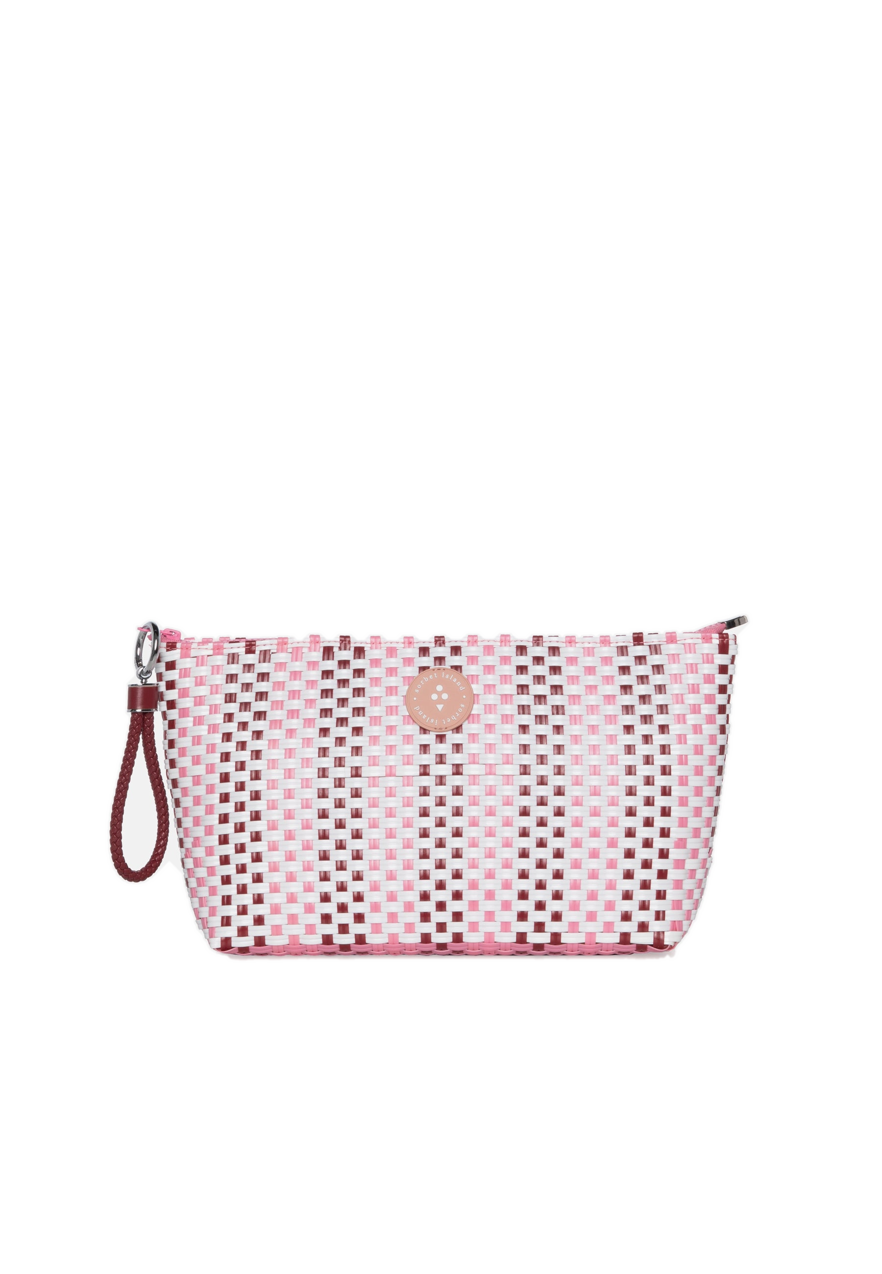 WOVEN PENCIL BAG PINK