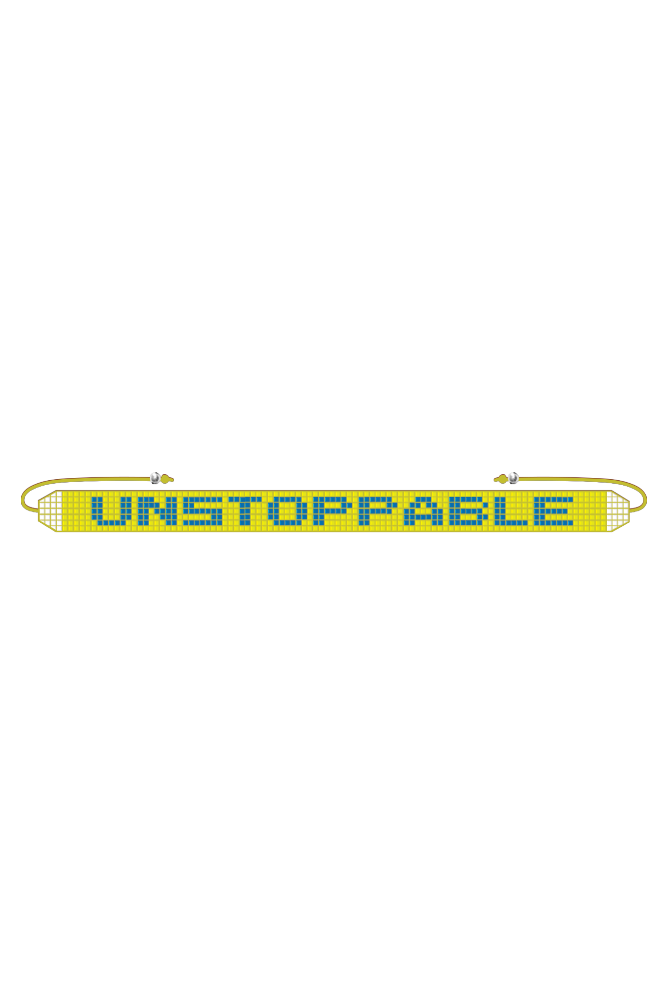 HANDMADE GLASS BEADS FRIENDSHIP UNSTOPPABLE BRACELET