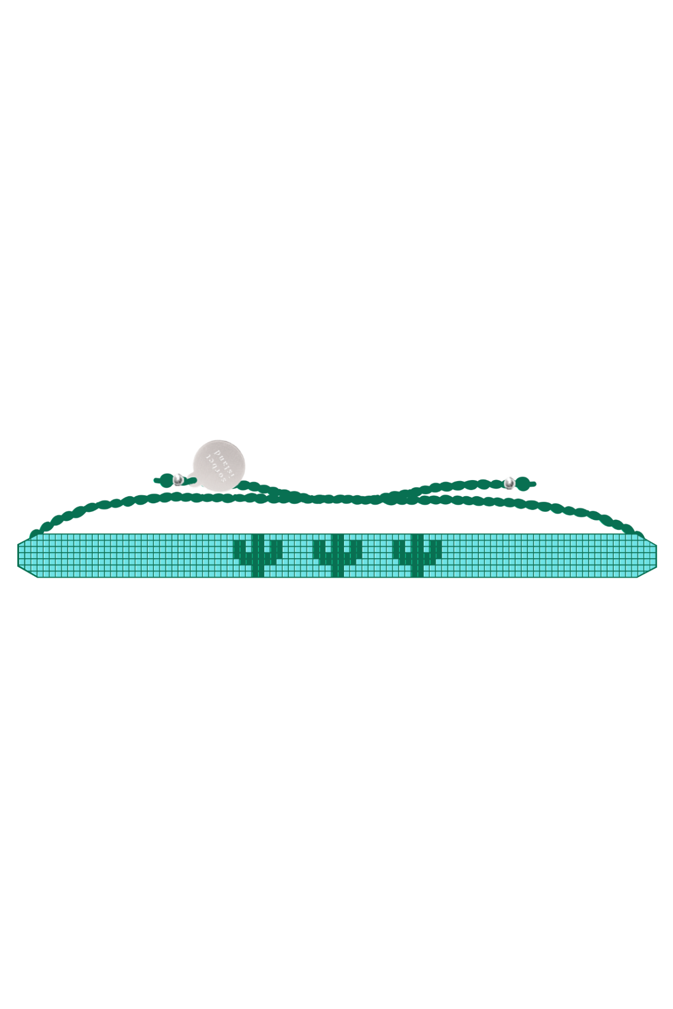 HANDMADE GLASS BEADS FRIENDSHIP CACTUS BRACELET