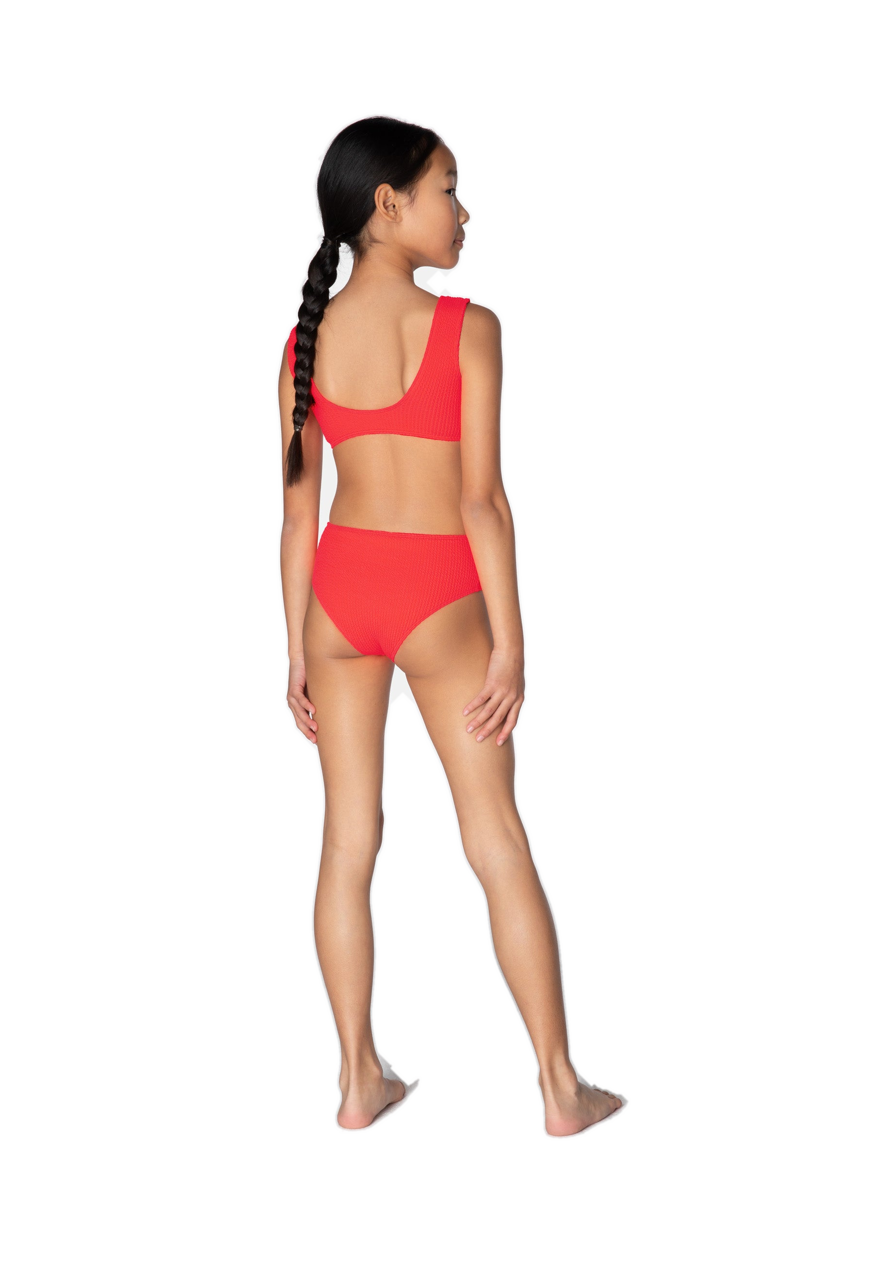 KIDS SWIMWEAR BIKINI AQUA STRAWBERRY 6-10y