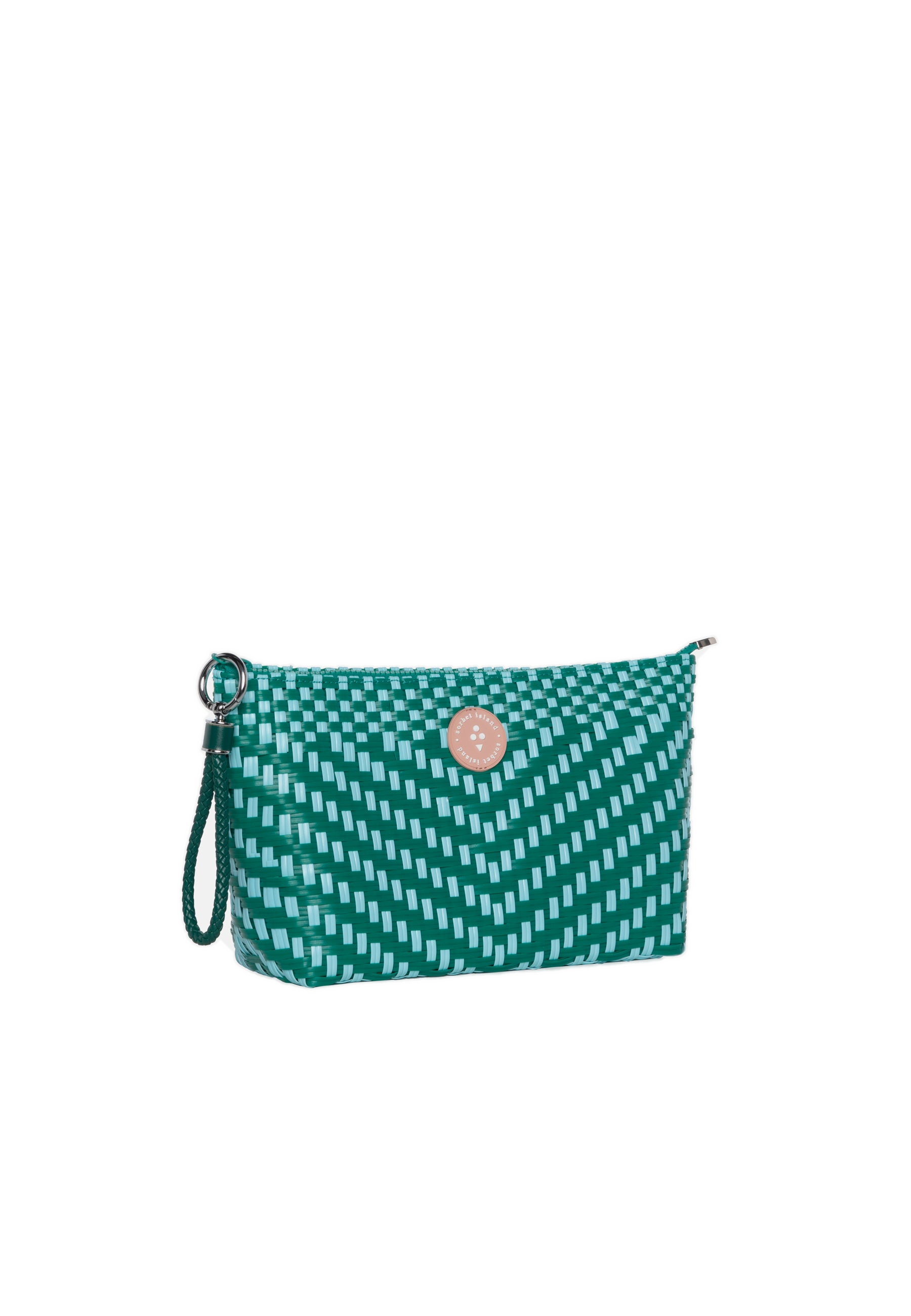 WOVEN PENCIL BAG TURQUOISE