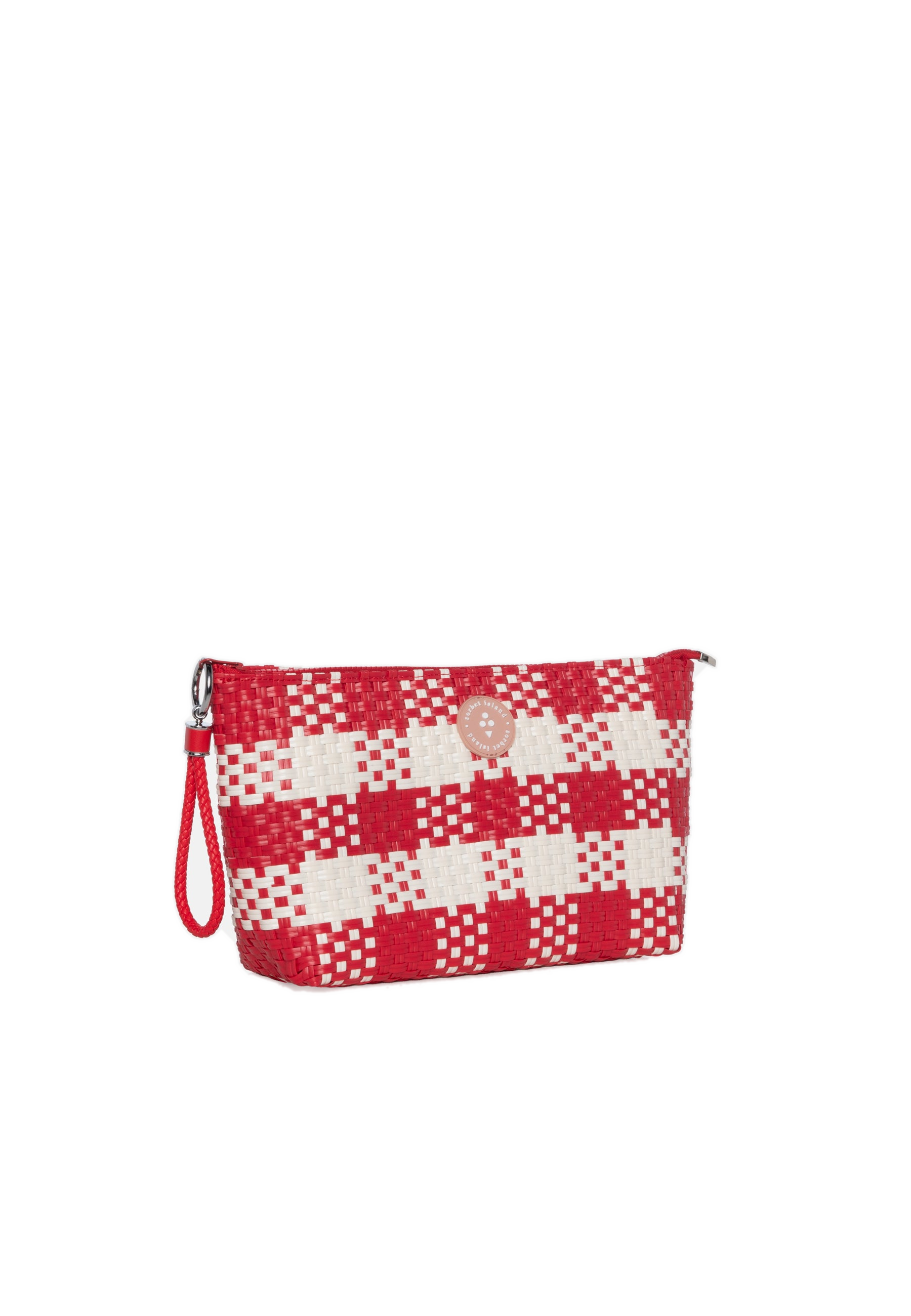 WOVEN PENCIL BAG RED