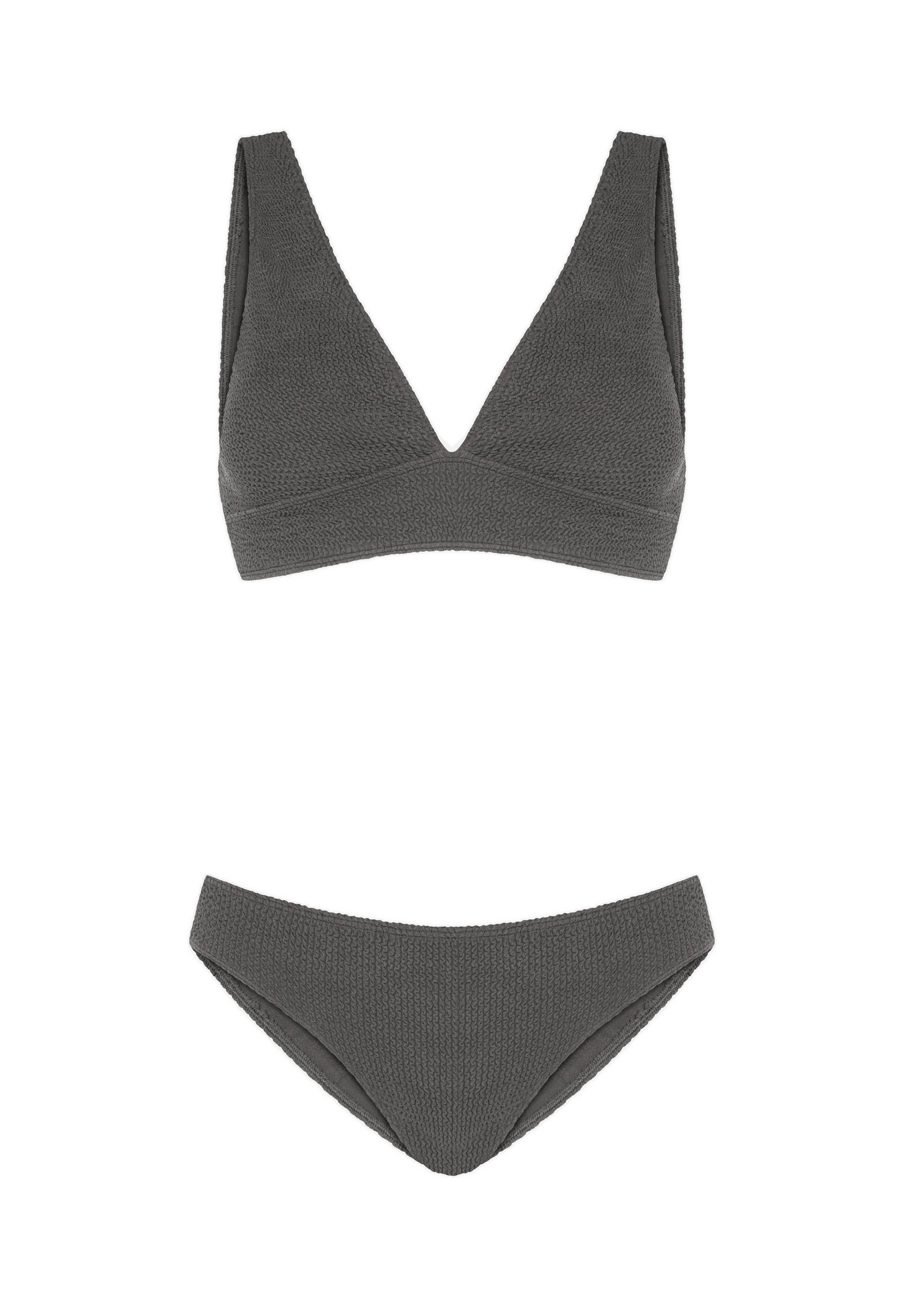 SWIMWEAR BIKINI AQUA CHARCOAL