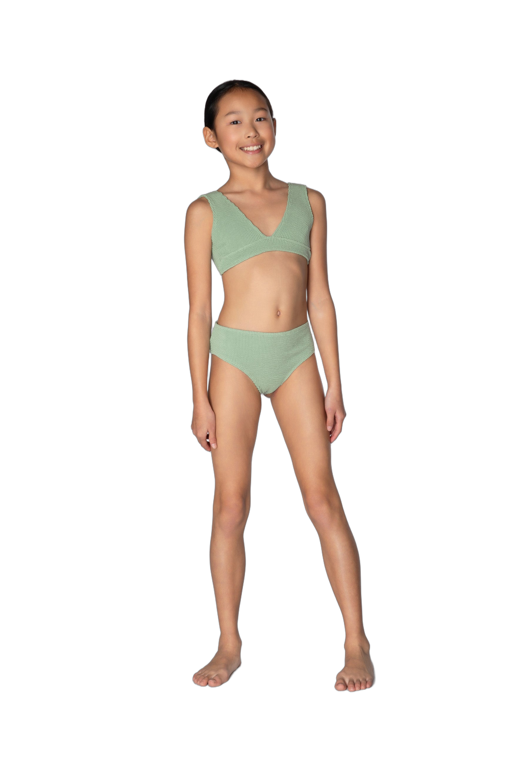 KIDS SWIMWEAR BIKINI AQUA MINT 6-10y