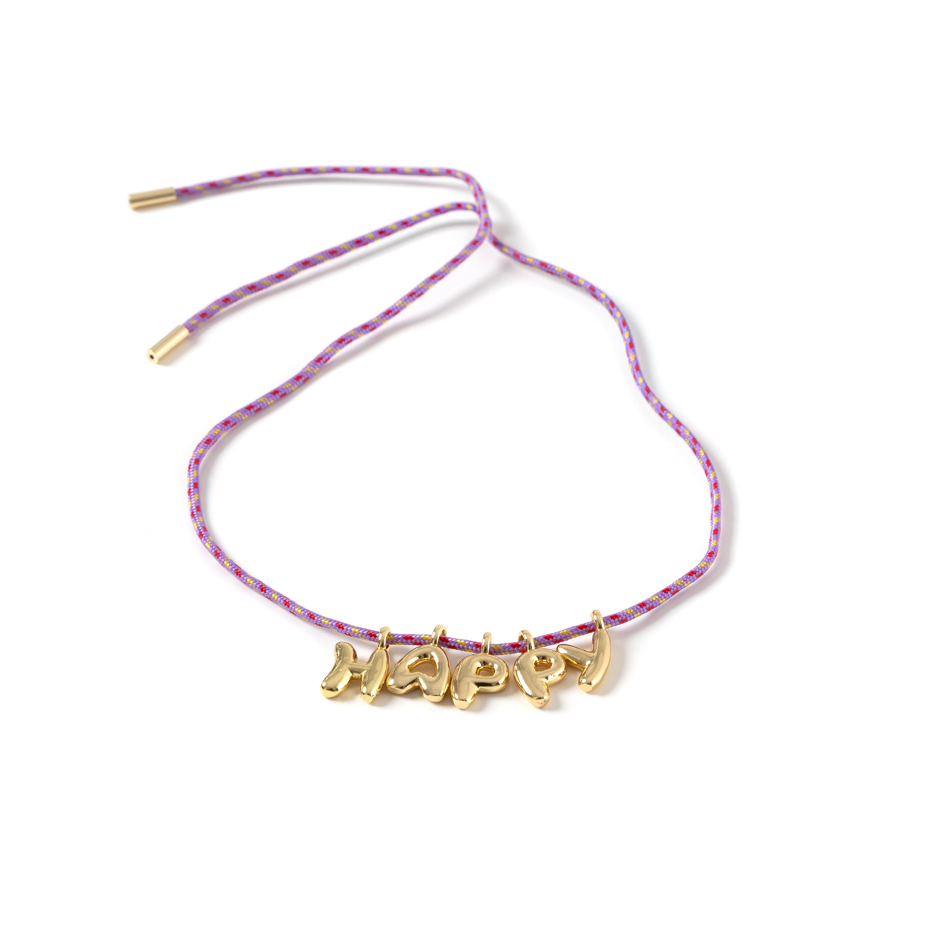 BBLN0009 bubble letters necklace fig