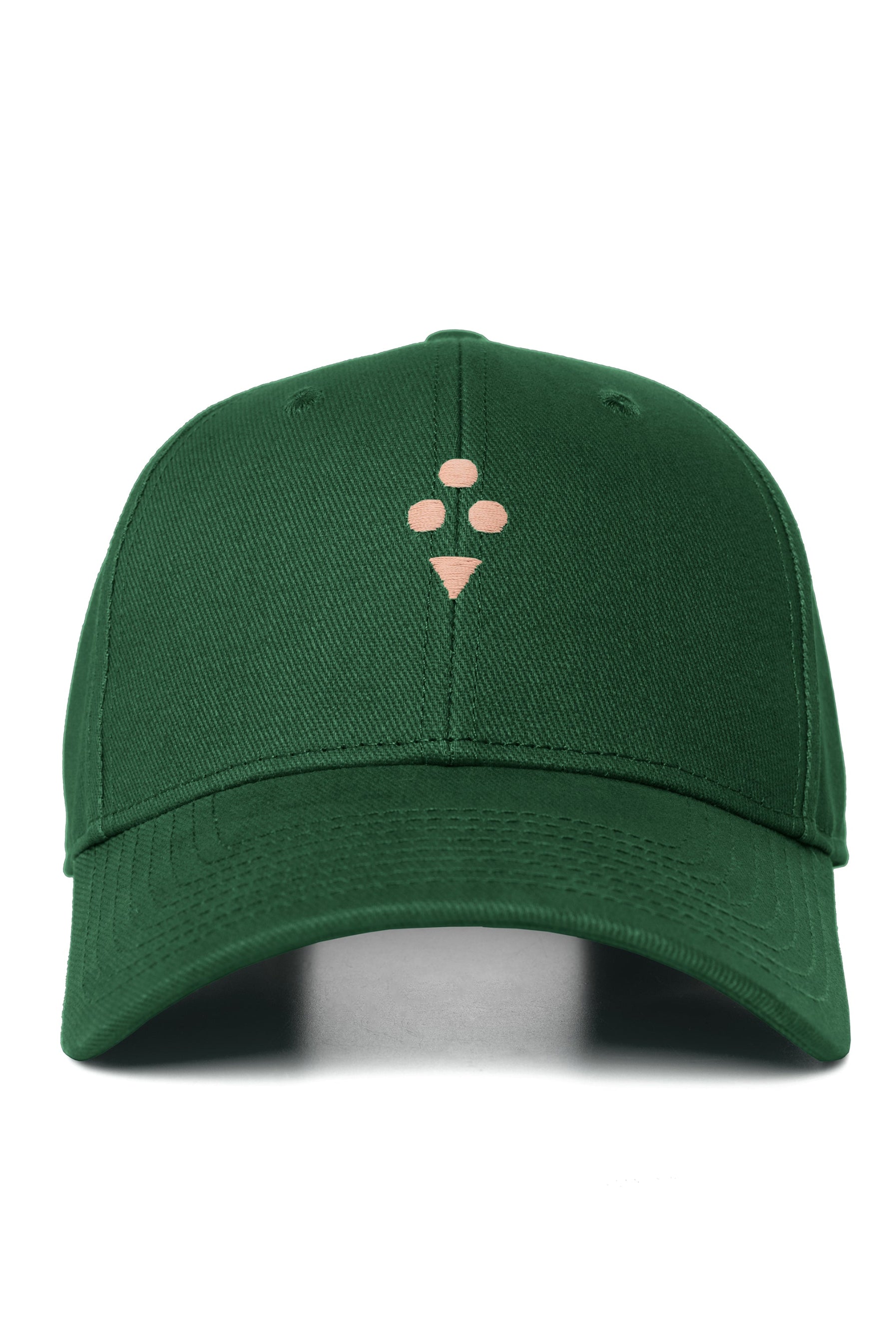 BBSB0011 baseball cap dark green front