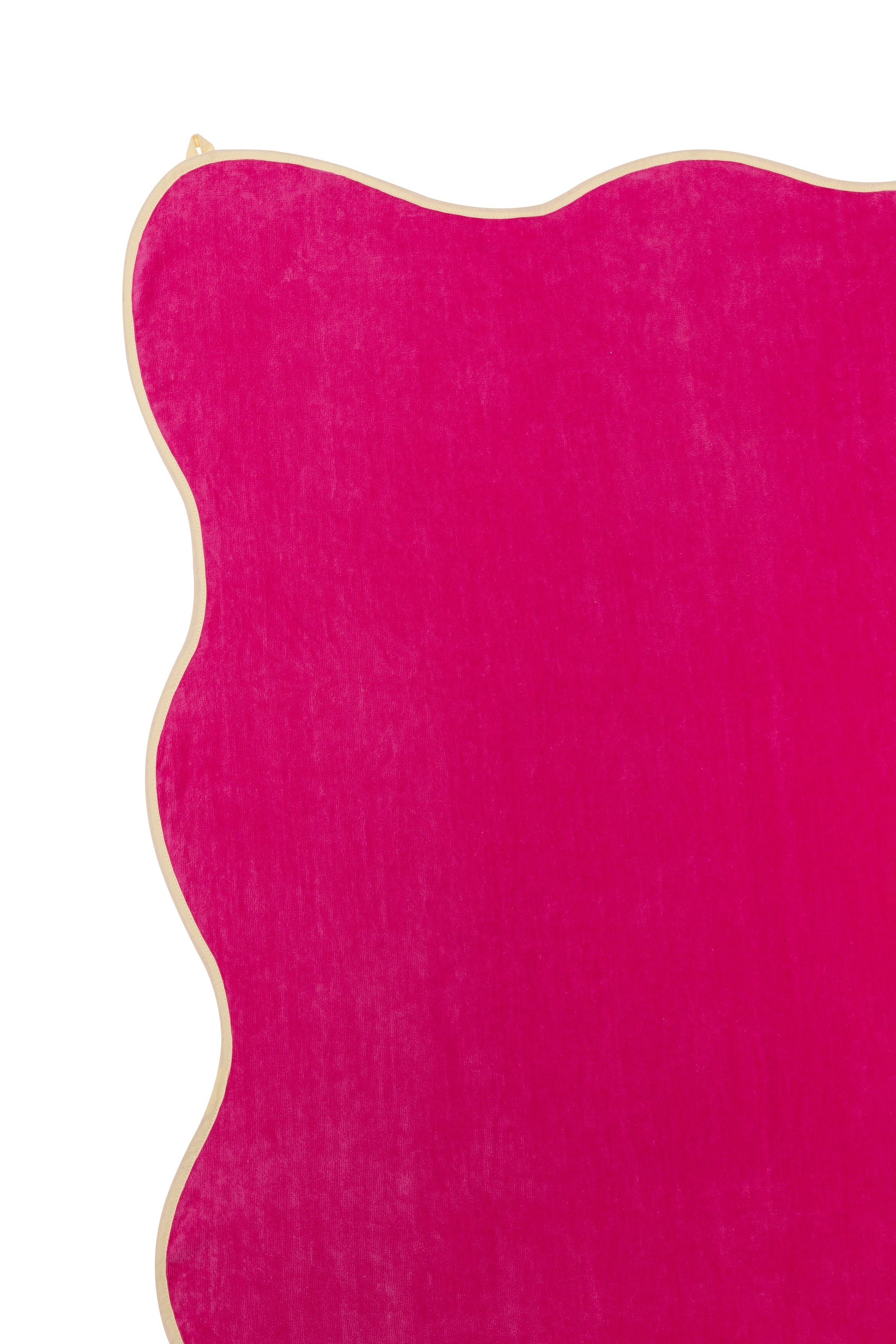 Wavy beach towel pink bubble gum extra