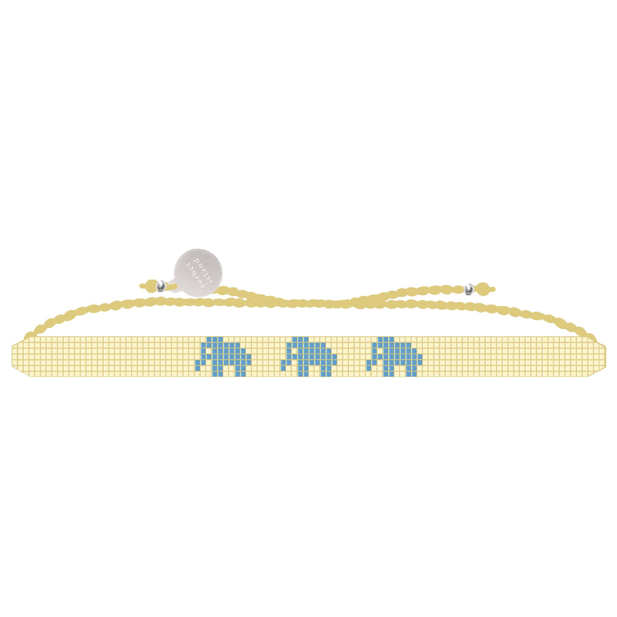 HANDMADE GLASS BEADS FRIENDSHIP ELEPHANT BRACELET