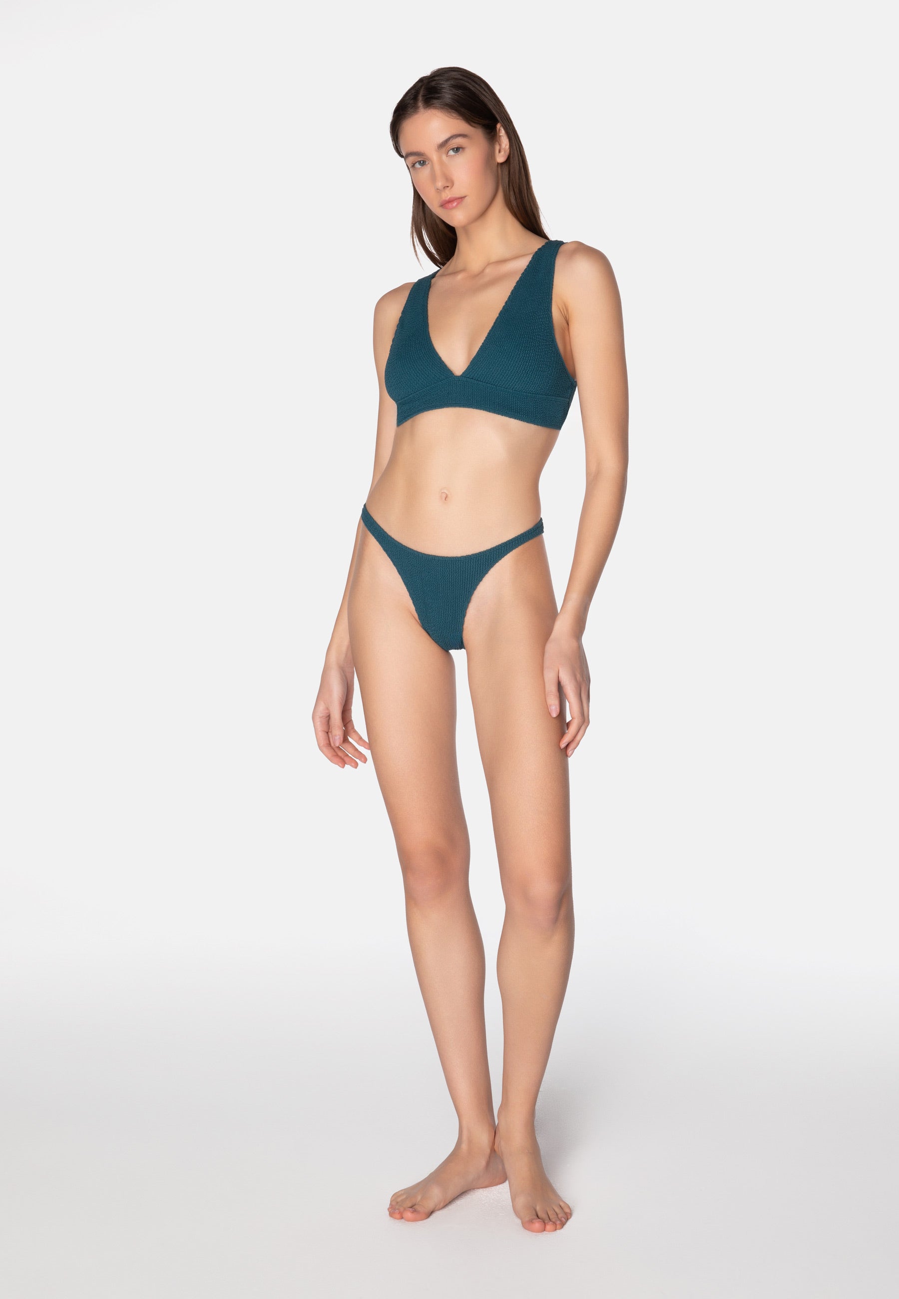 SWIMWEAR BIKINI AQUA CHEEKY BASIL