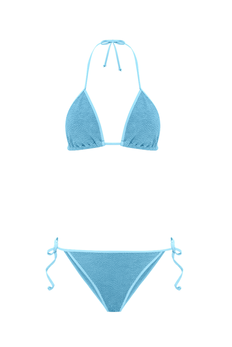 SWIMWEAR BIKINI ARIA CHEEKY BLUE BUBBLE GUM