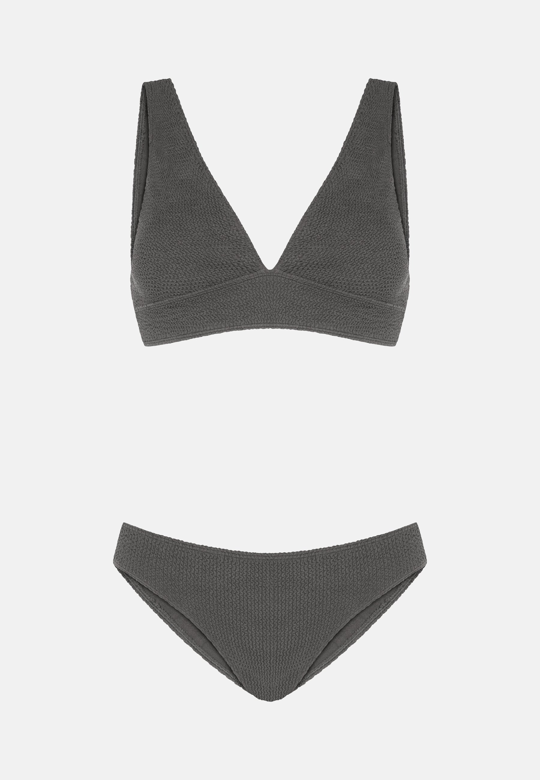 SWIMWEAR BIKINI AQUA CHARCOAL