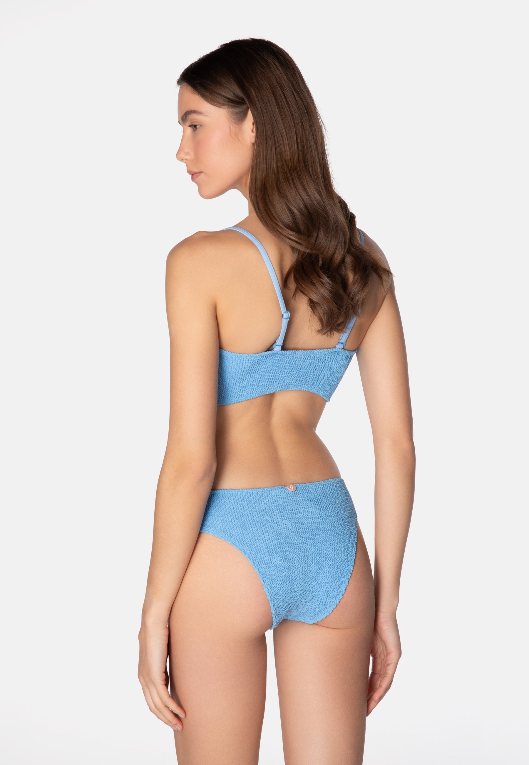 SWIMWEAR BIKINI LUNA BLUE BUBBLE GUM
