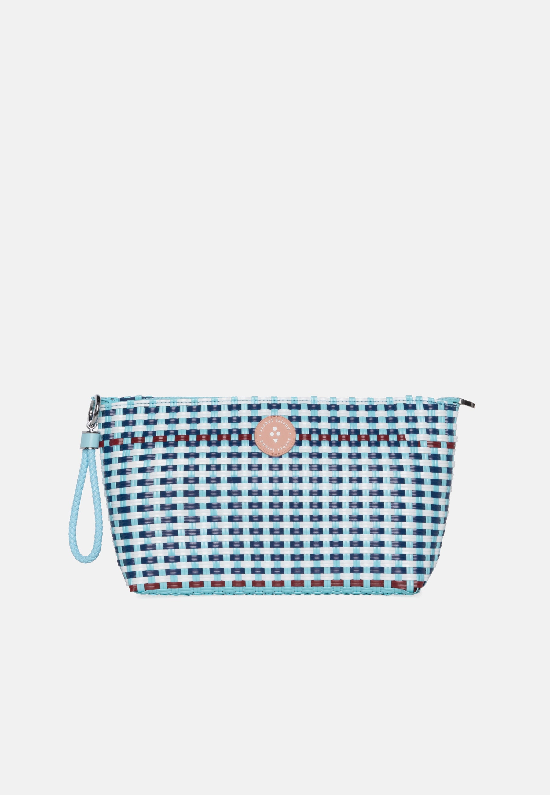 WOVEN PENCIL BAG LIGHT BLUE