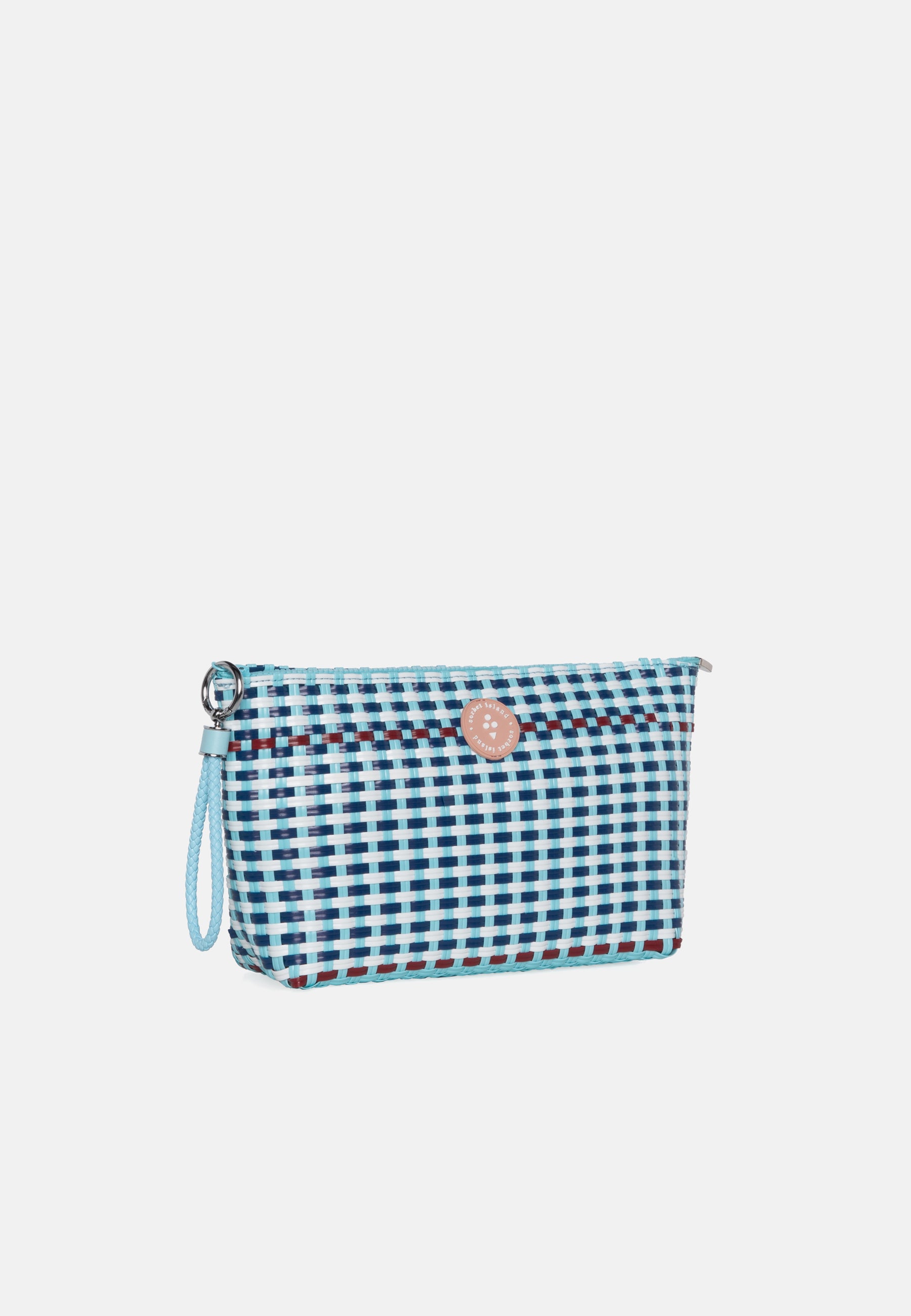 WOVEN PENCIL BAG LIGHT BLUE