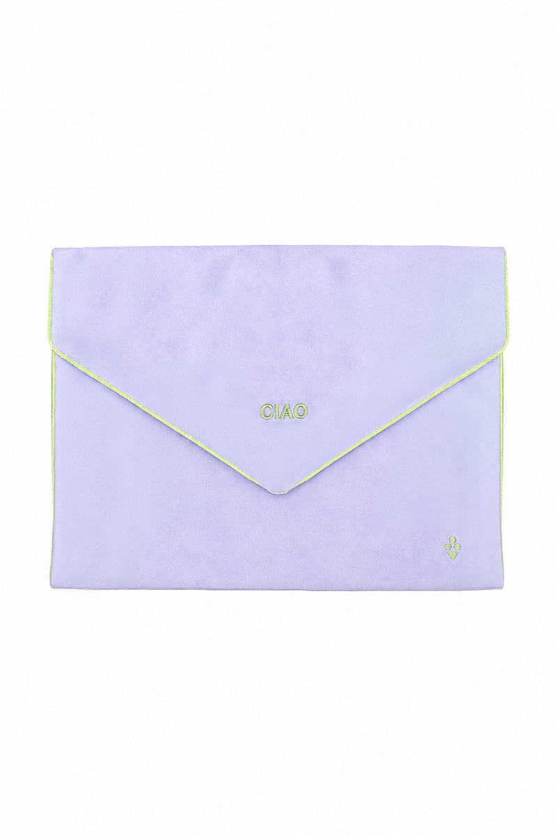VELVET ENVELOPE BAG CIAO