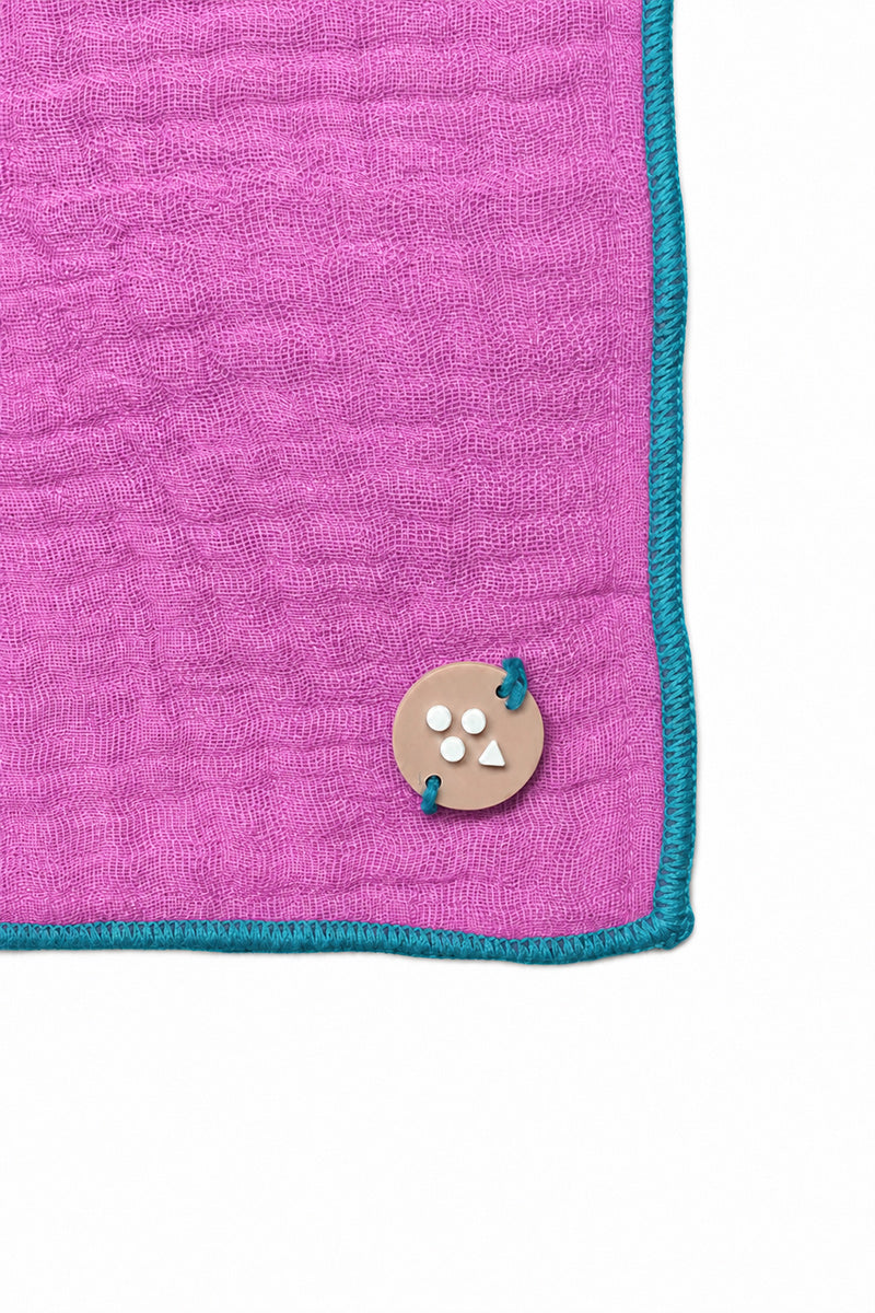 COTTON PAREO PINK BUBBLE GUM