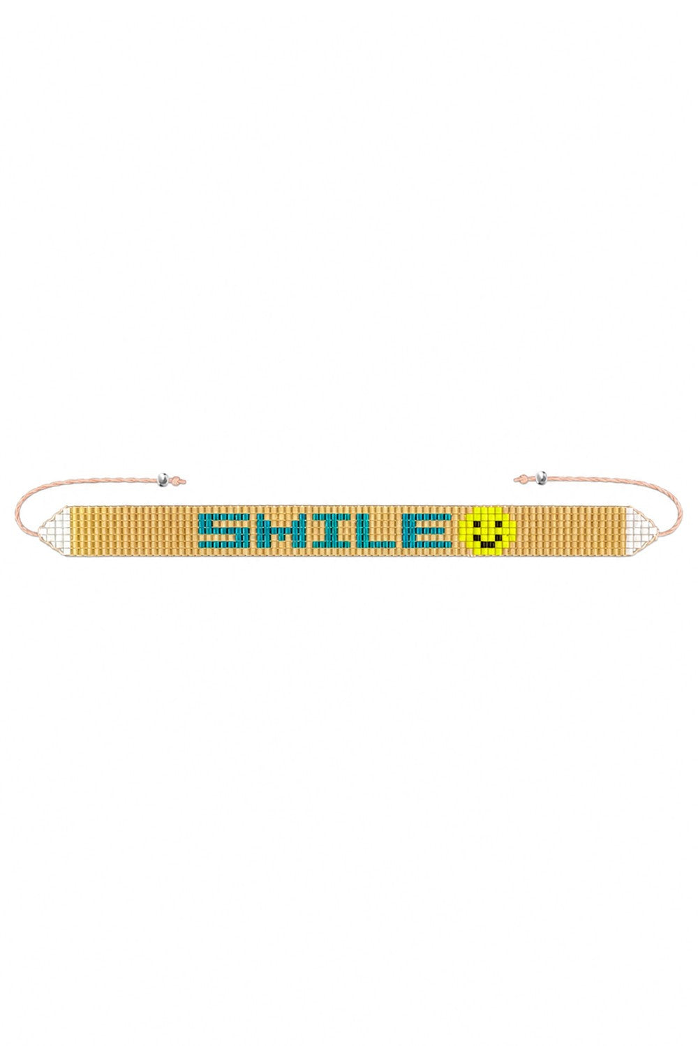 HANDMADE GLASS BEADS FRIENDSHIP SMILE BRACELET