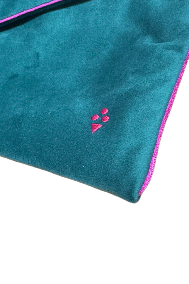 VELVET ENVELOPE BAG KISS
