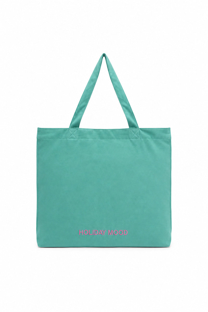VELVET SHOPPER BAG HOLIDAY MOOD