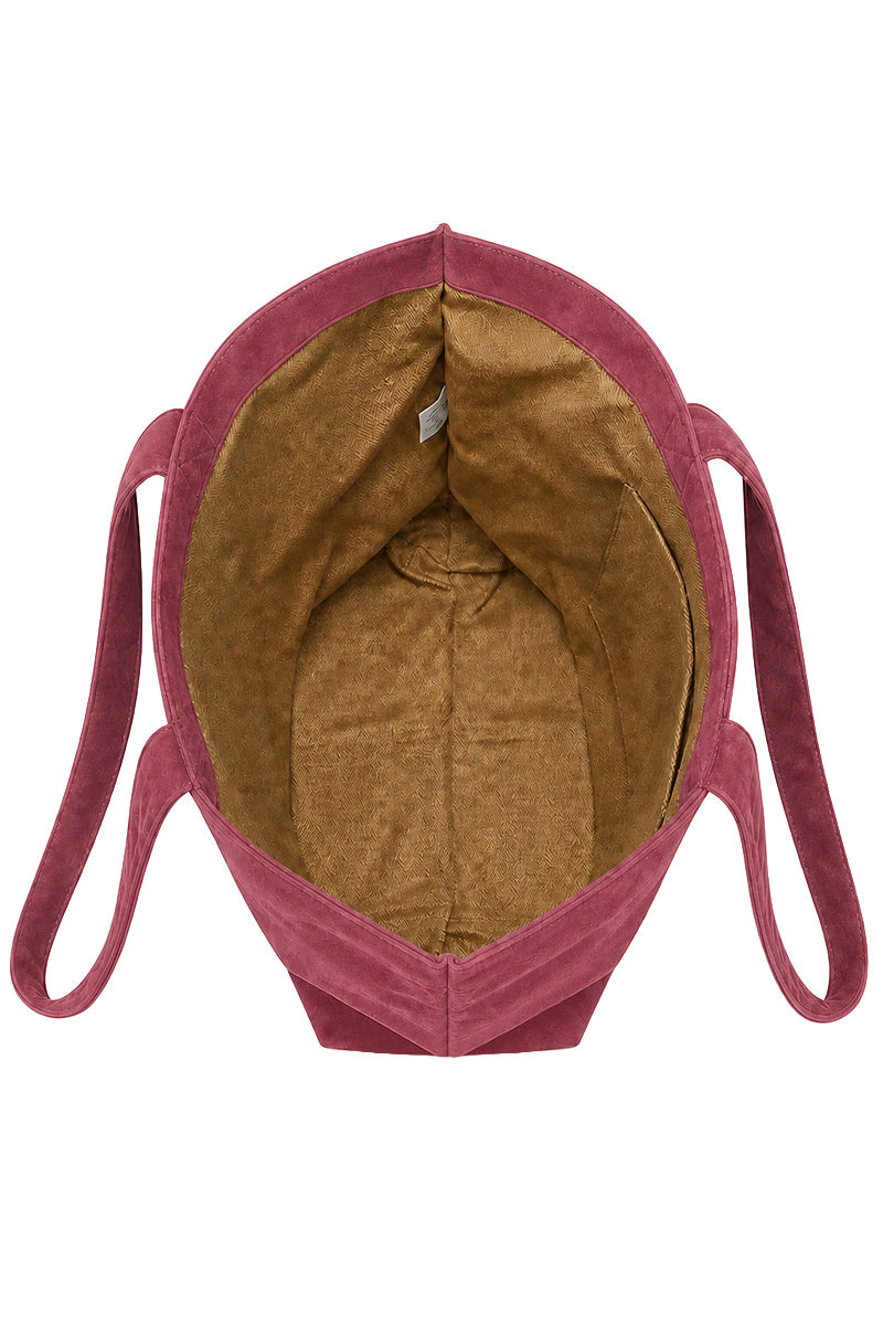 VELVET SHOPPER BAG KISS ME LATER