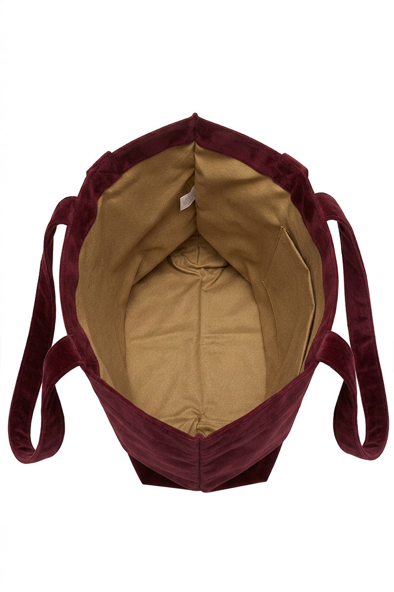 VELVET SHOPPER BAG SUPERLOVED