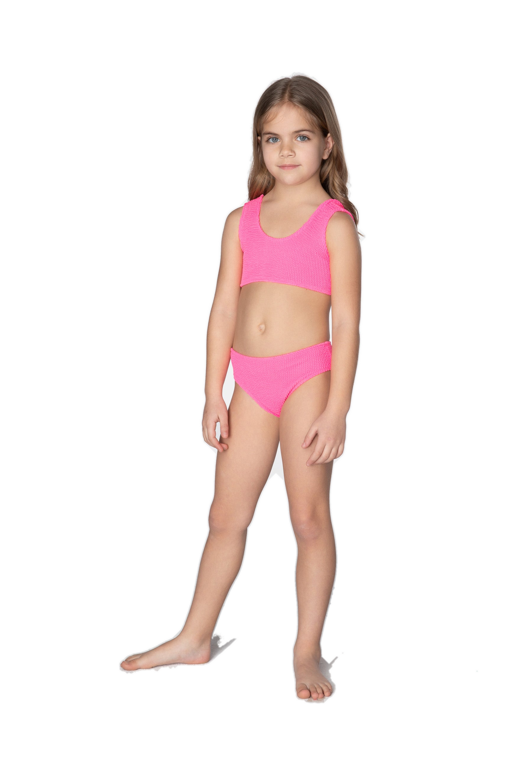 KIDS SWIMWEAR BIKINI ADELE PINK BUBBLE GUM 2-5y