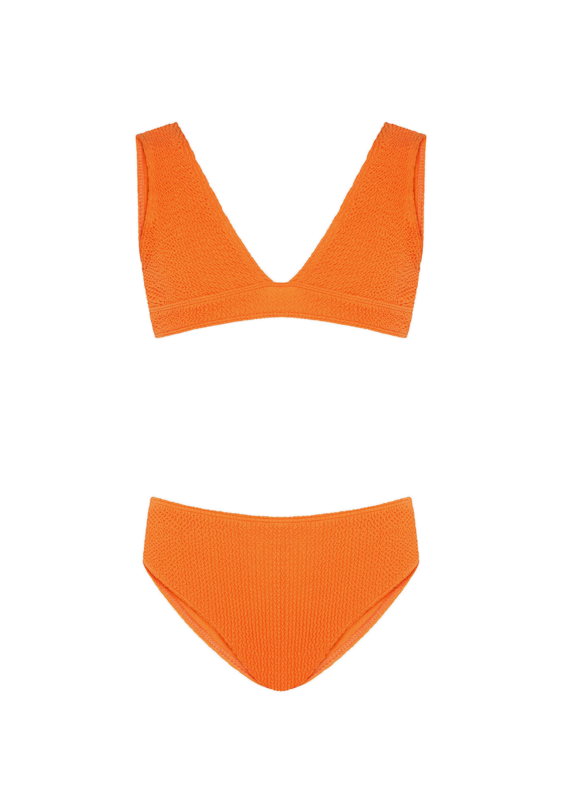 KIDS SWIMWEAR BIKINI AQUA ORANGE 2-5y