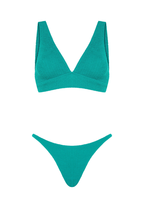 SWIMWEAR BIKINI AQUA CHEEKY BLUE MOON