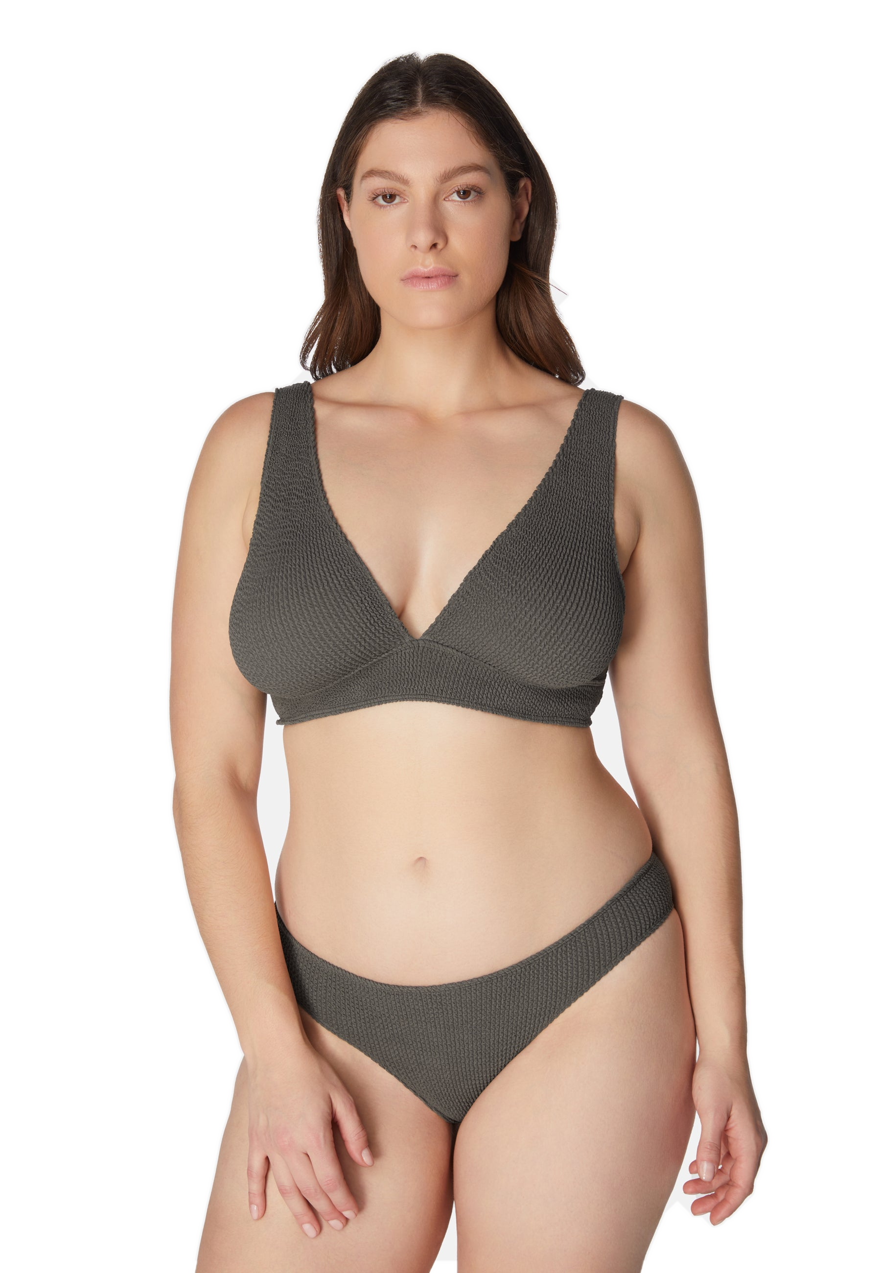 SWIMWEAR BIKINI AQUA CHARCOAL