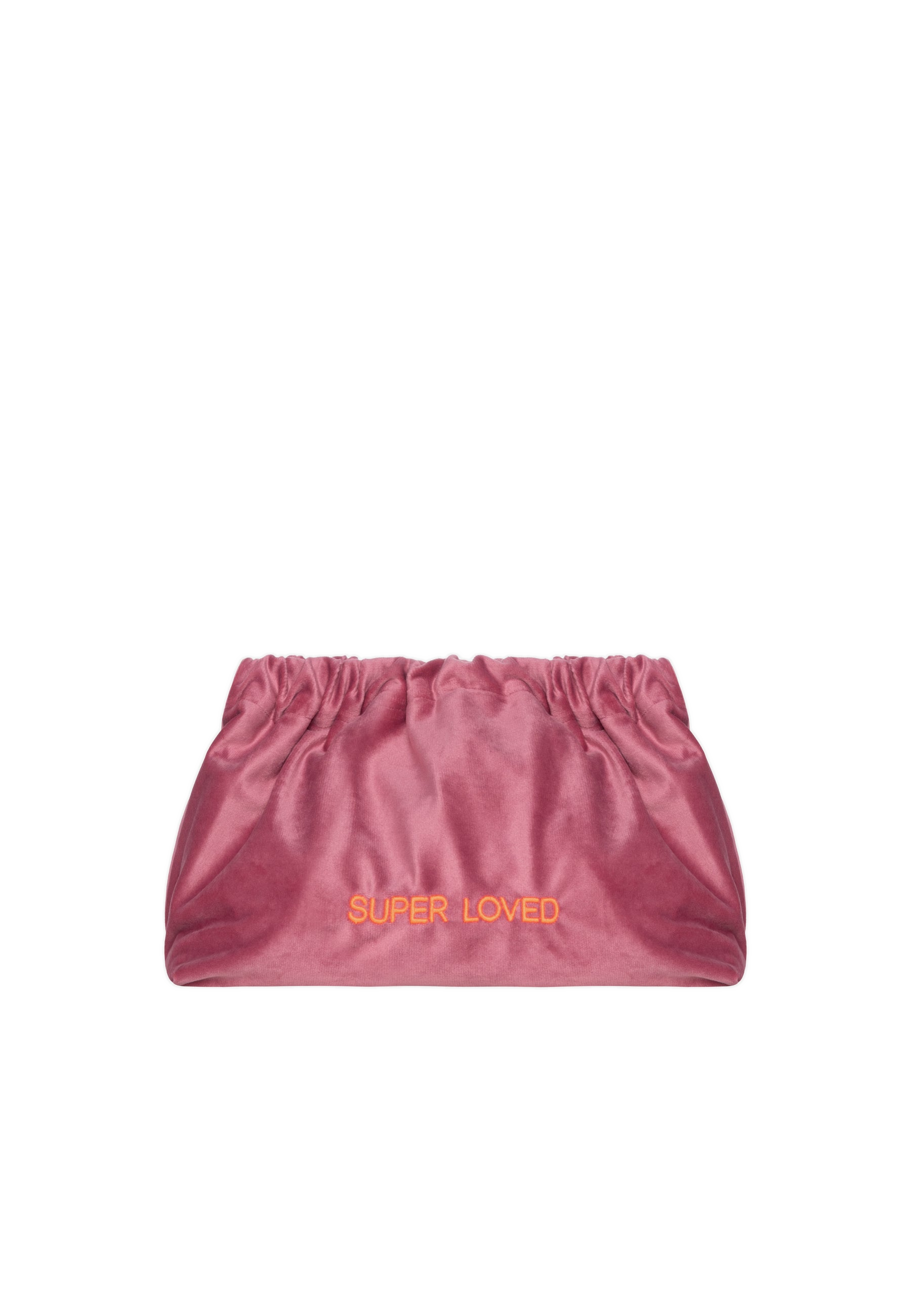 VELVET CLUTCH BAG SUPERLOVED