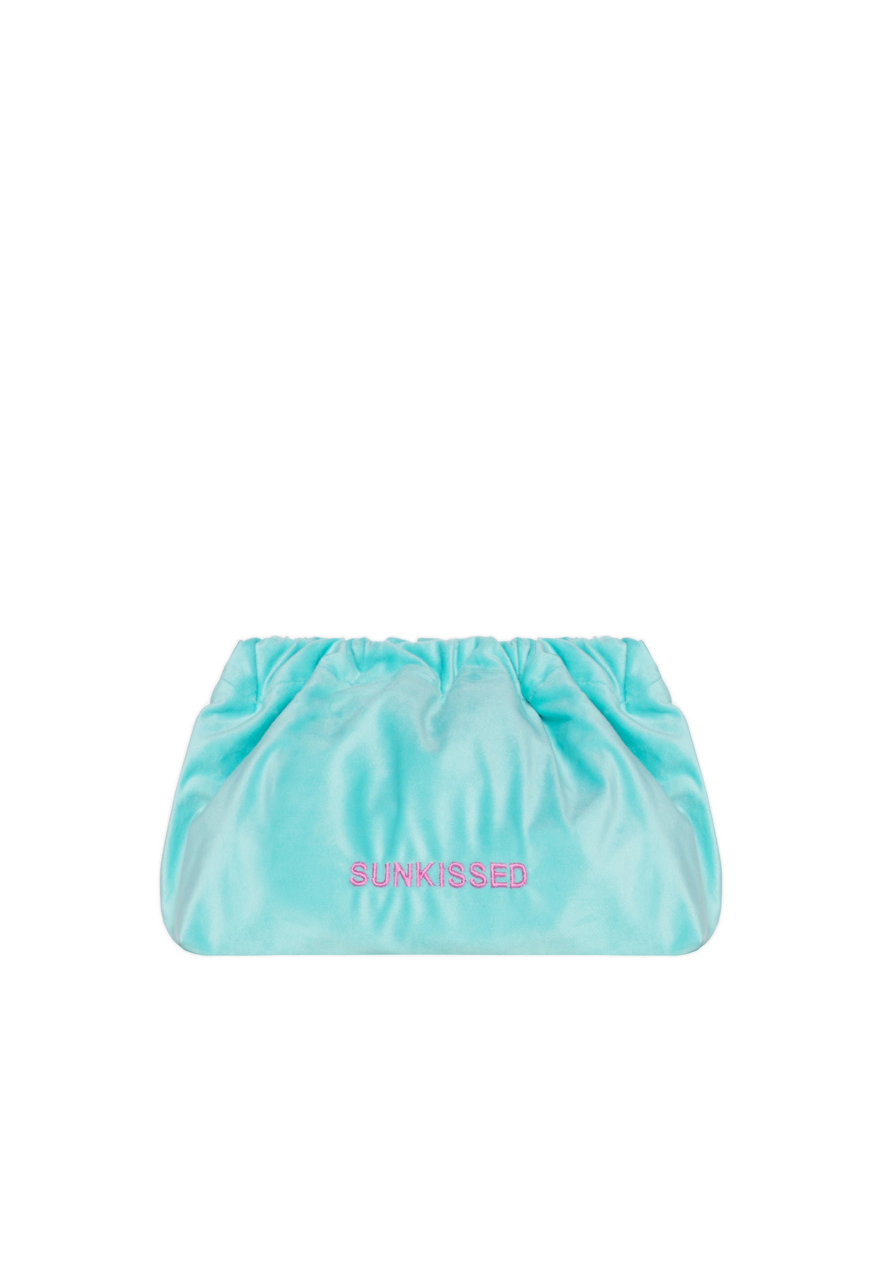 VELVET CLUTCH BAG SUNKISSED