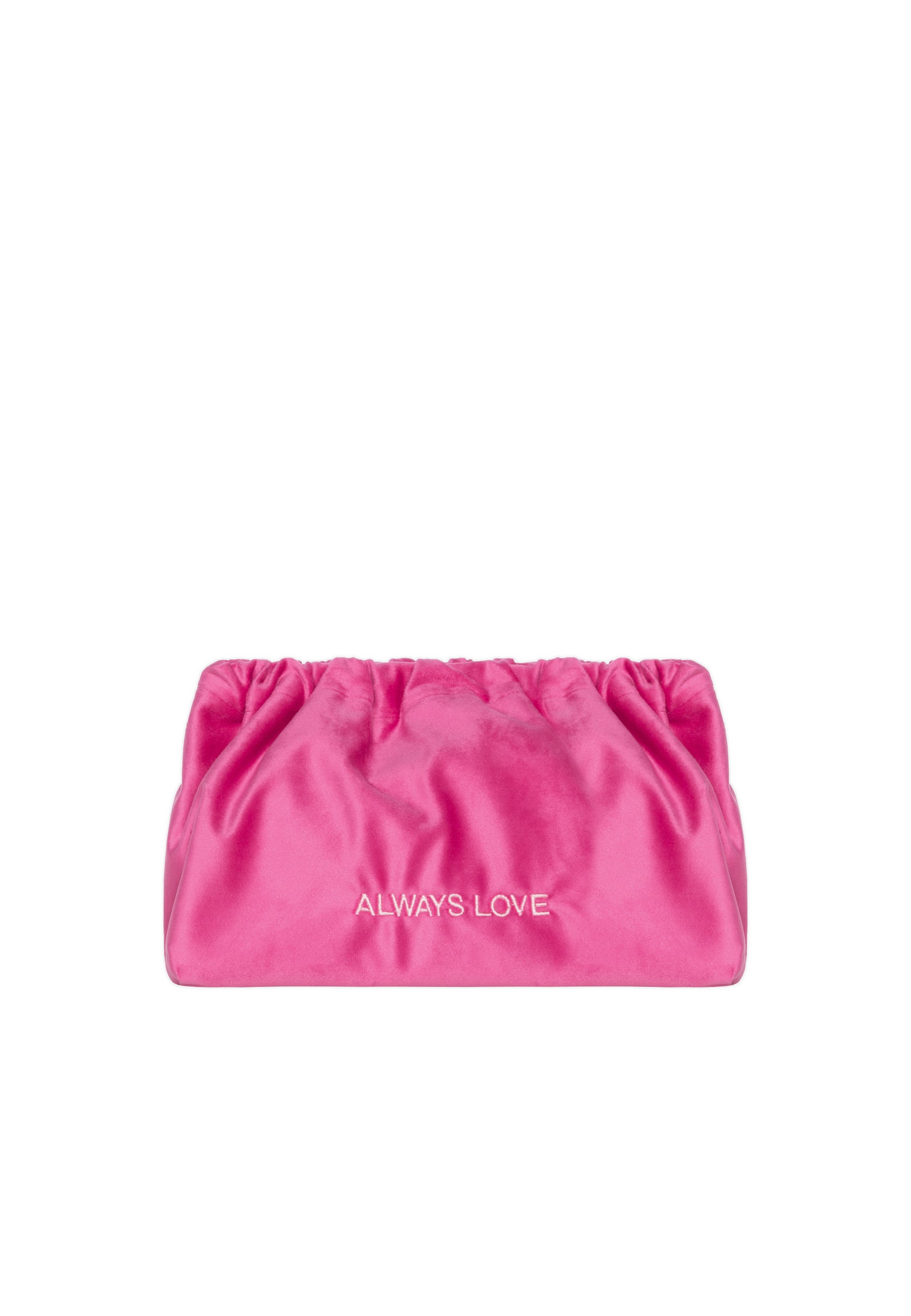 VELVET CLUTCH BAG ALWAYS LOVE