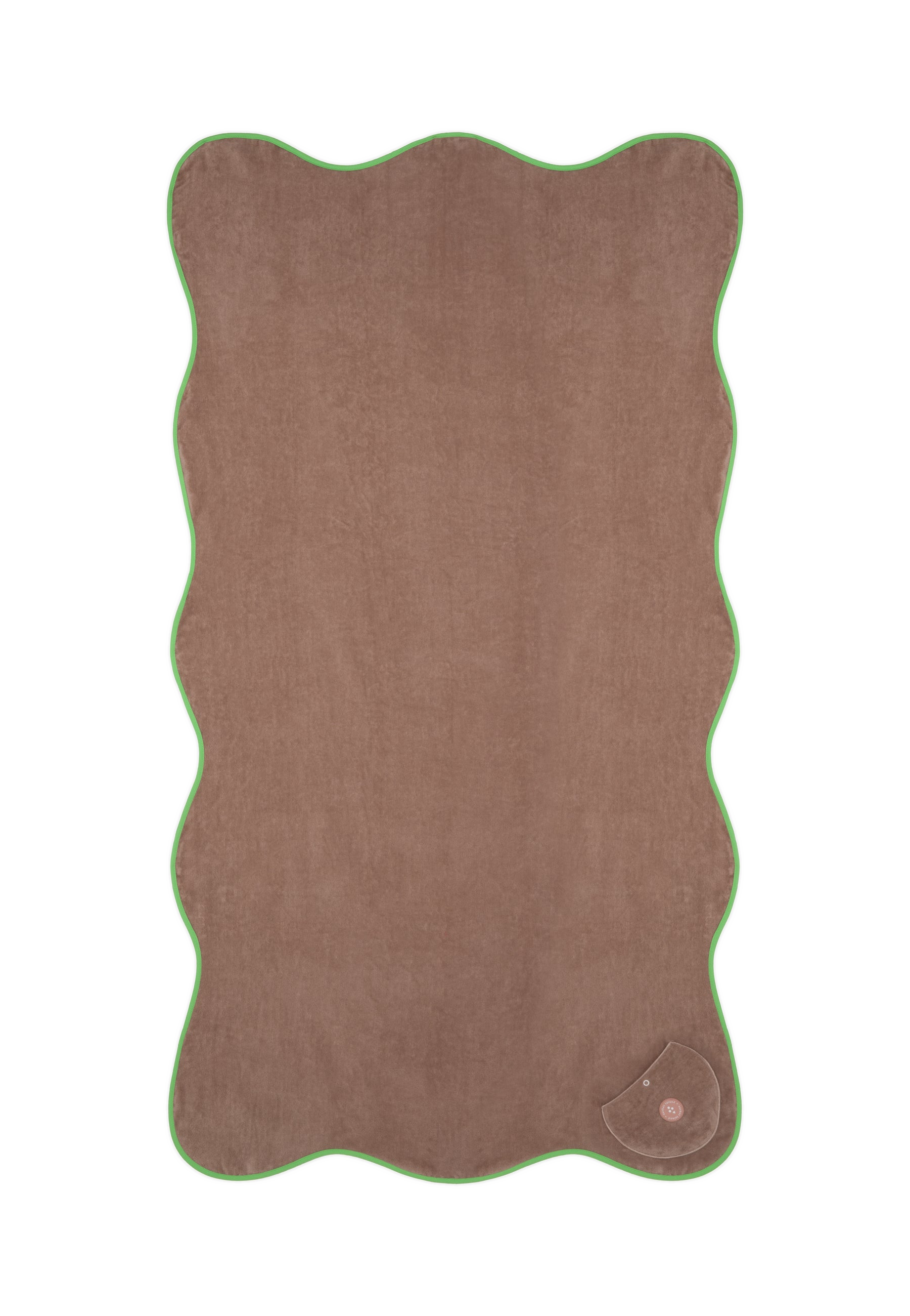 WAVY BEACH TOWEL HAZELNUT