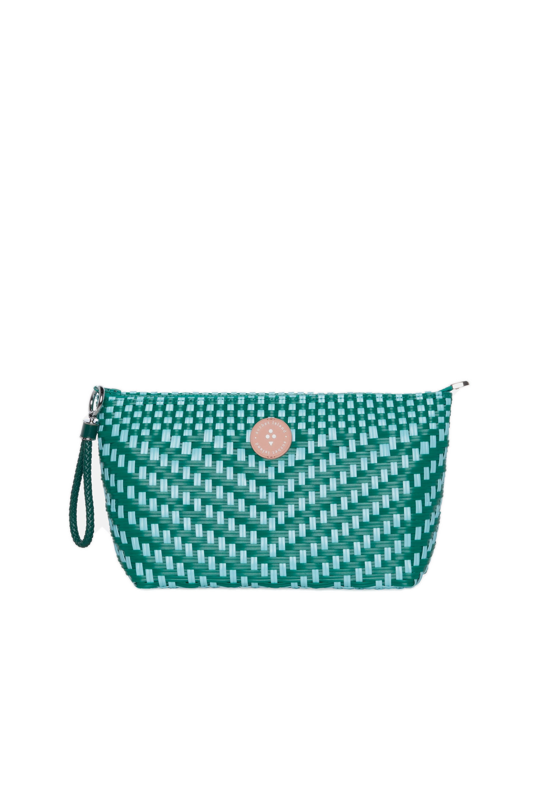 WOVEN PENCIL BAG TURQUOISE