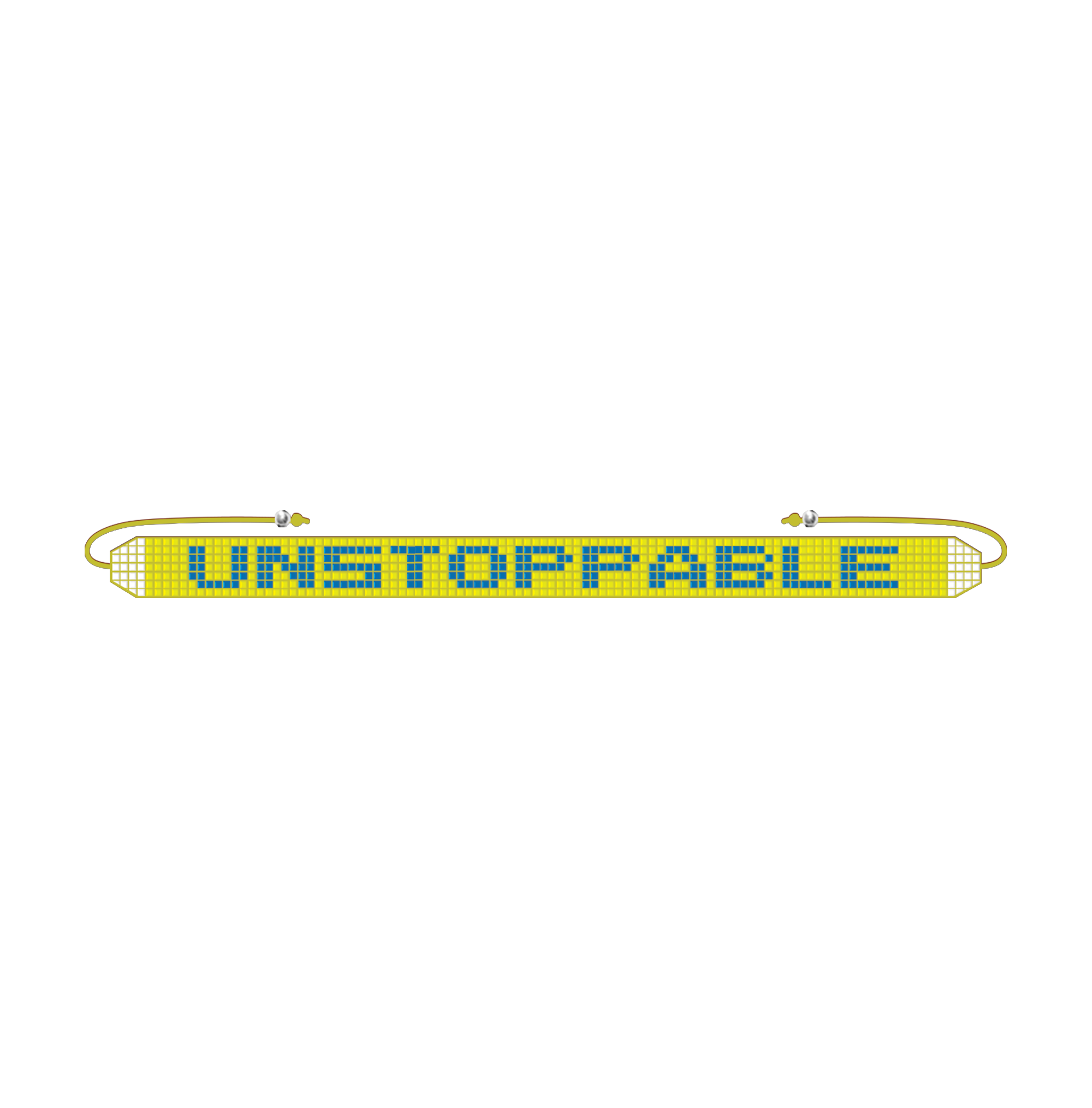 HANDMADE GLASS BEADS FRIENDSHIP UNSTOPPABLE BRACELET
