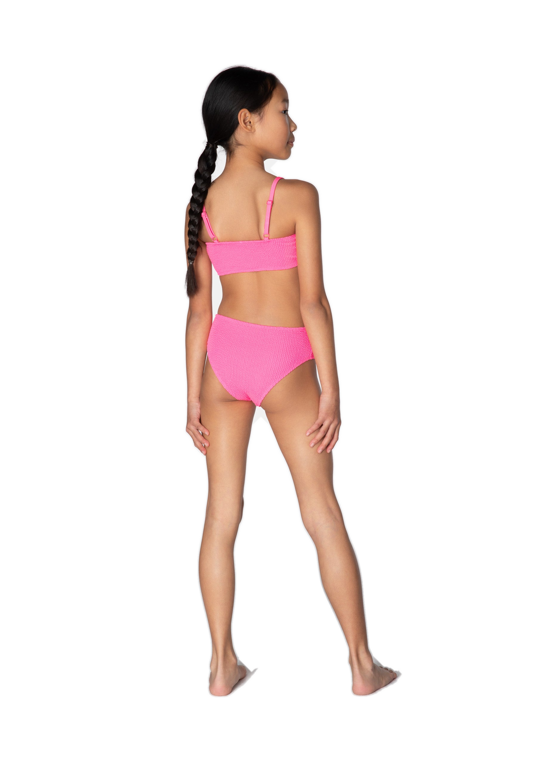 KIDS SWIMWEAR BIKINI LUNA PINK BUBBLE GUM 6-10y