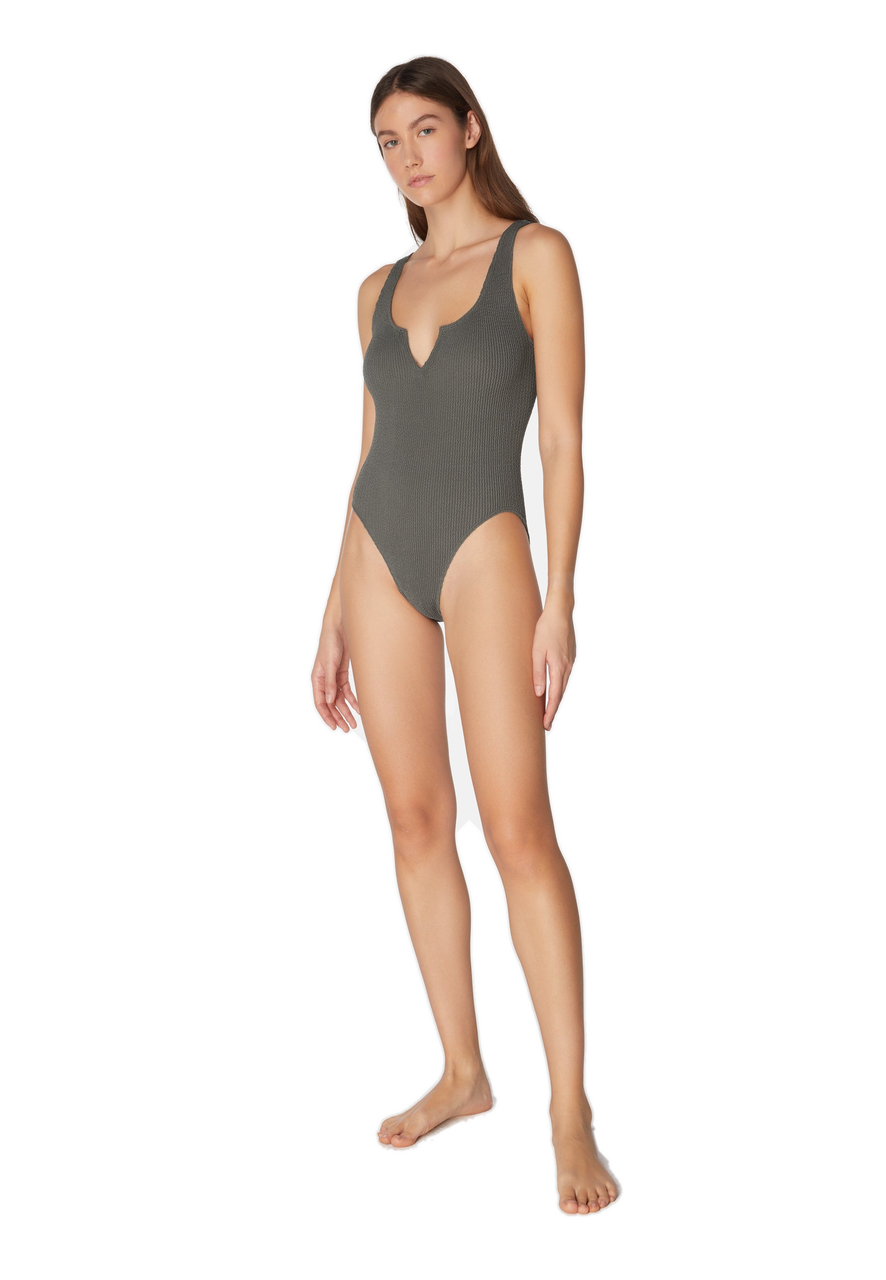SWIMWEAR OP AVA CHARCOAL