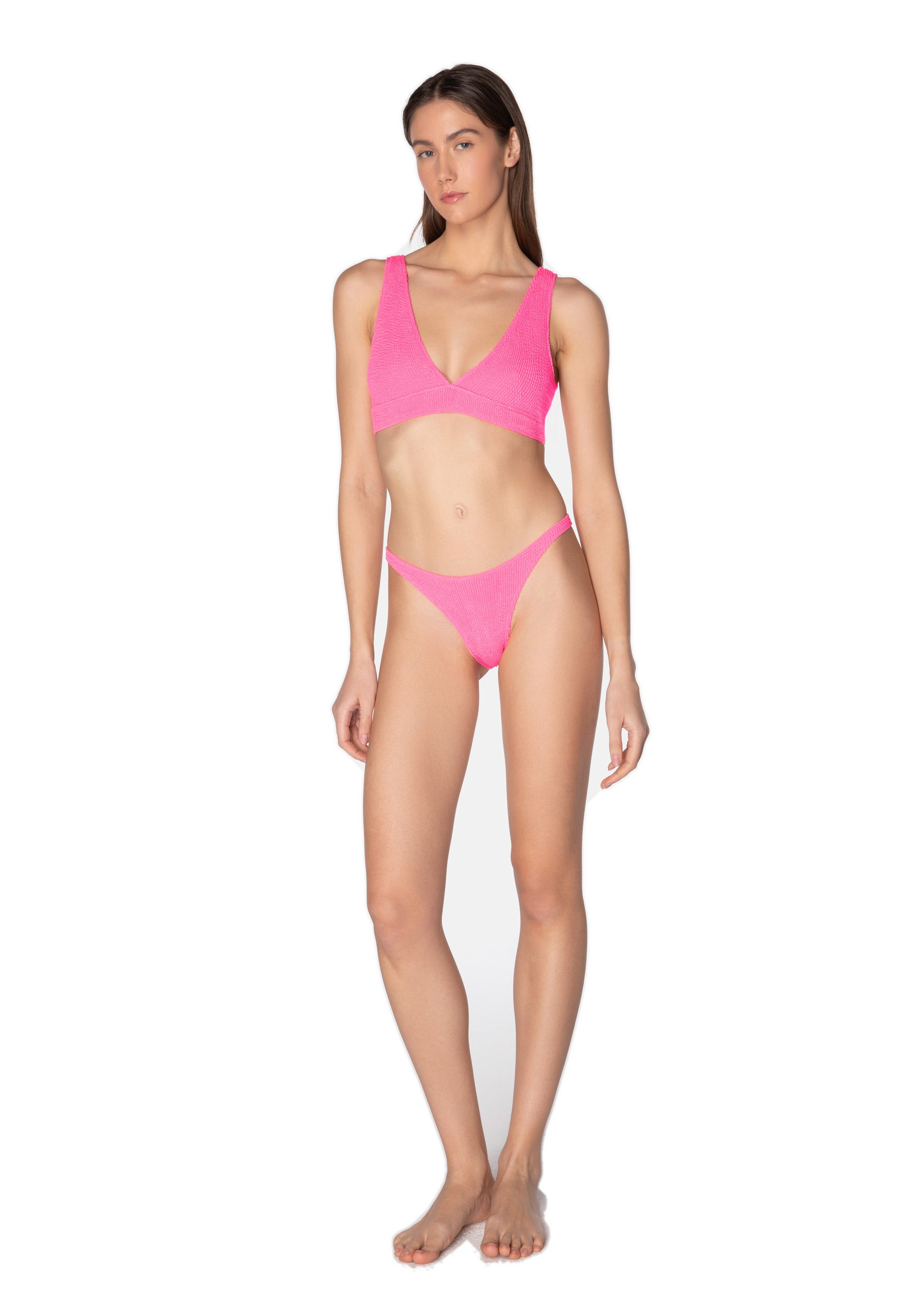 SWIMWEAR BIKINI AQUA CHEEKY PINK BUBBLE GUM