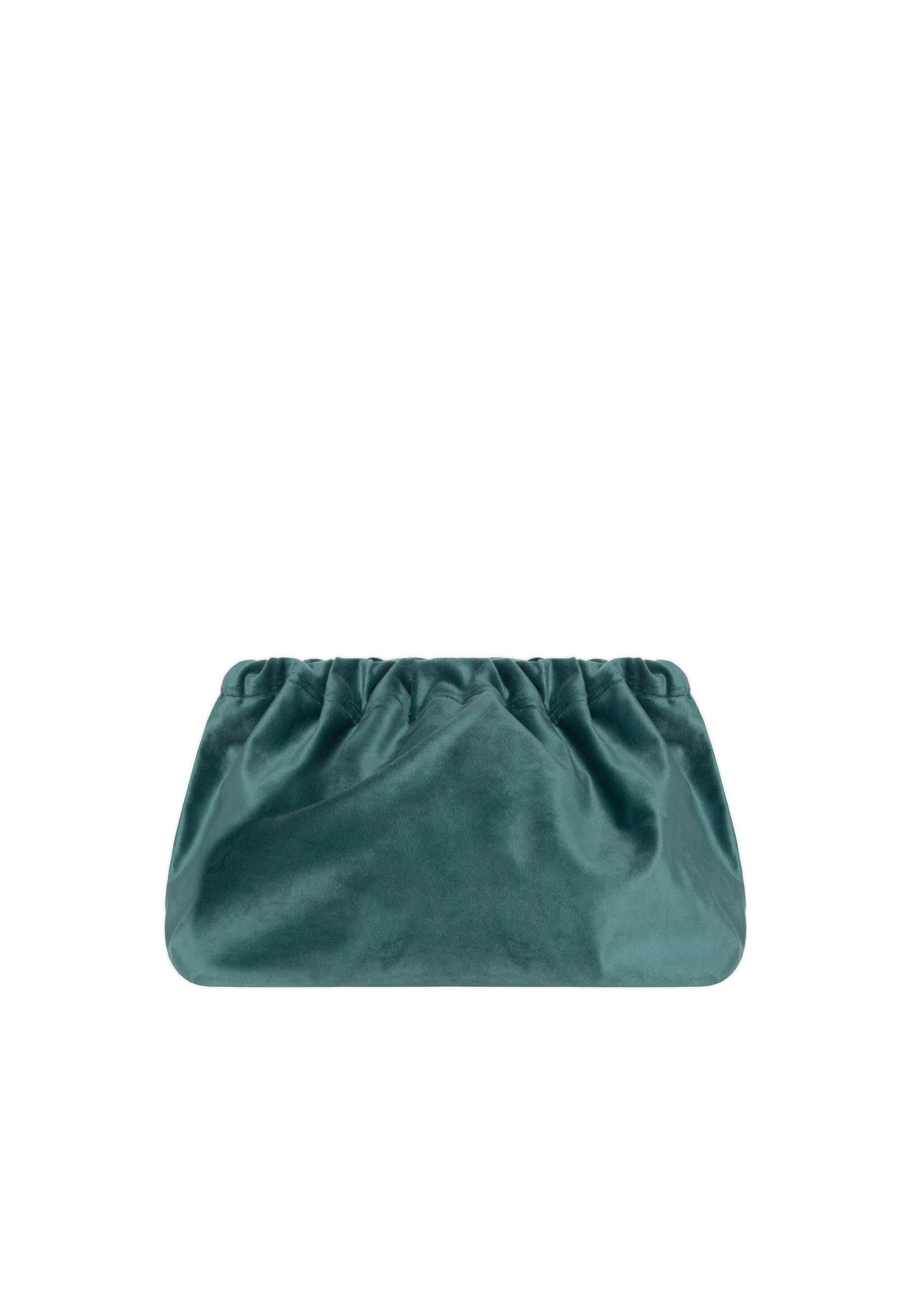 VELVET CLUTCH BAG KISS ME LATER
