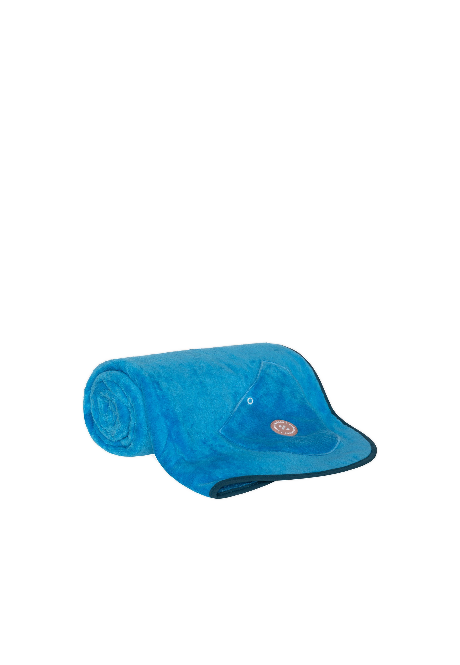 WAVY BEACH TOWEL BLUE BUBBLE GUM