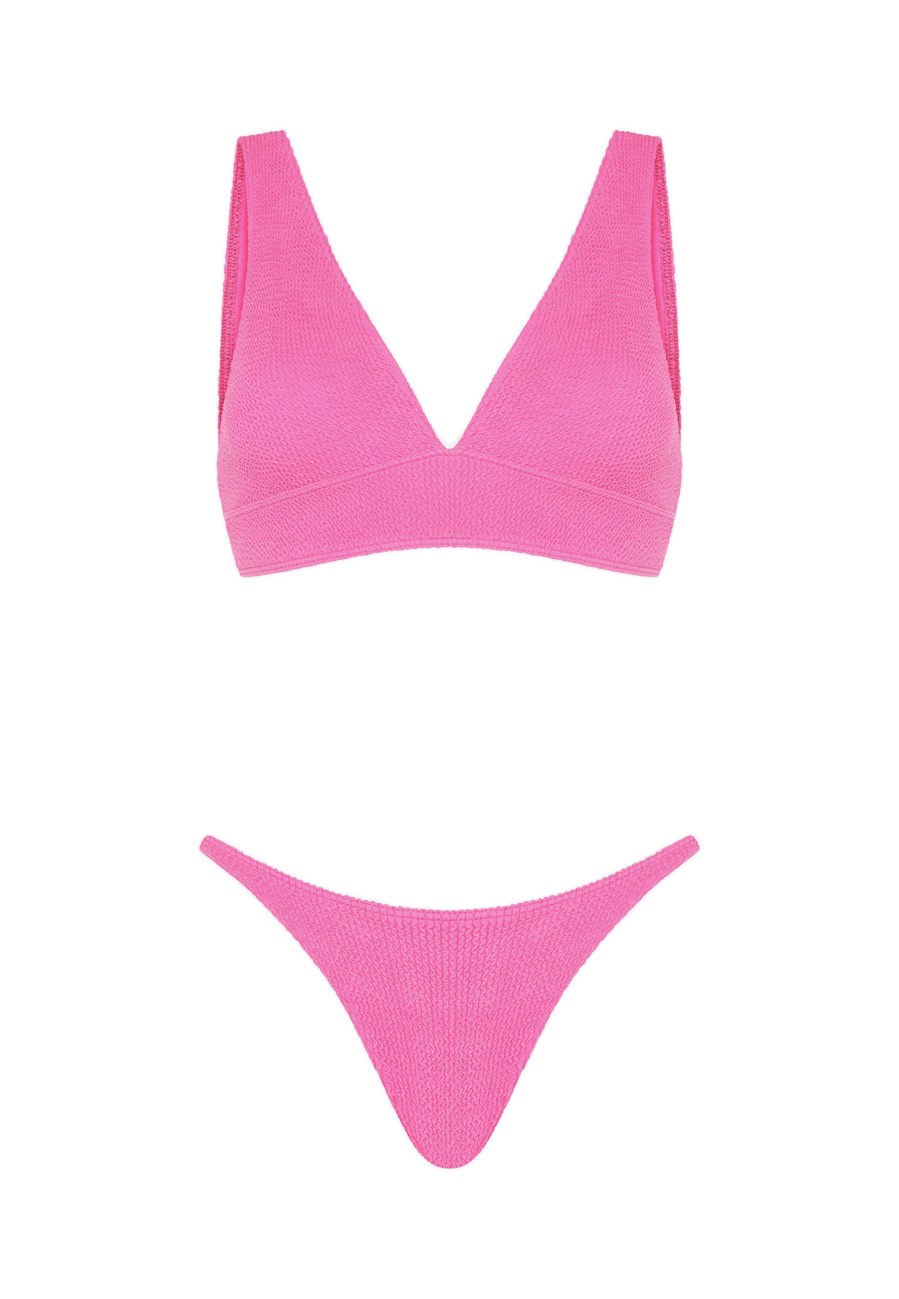 SWIMWEAR BIKINI AQUA CHEEKY PINK BUBBLE GUM